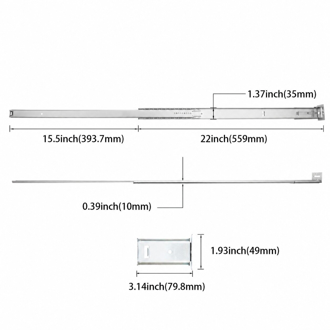 LILILIAN FMY LRO0812O579 Drawer-Slides - View #2
