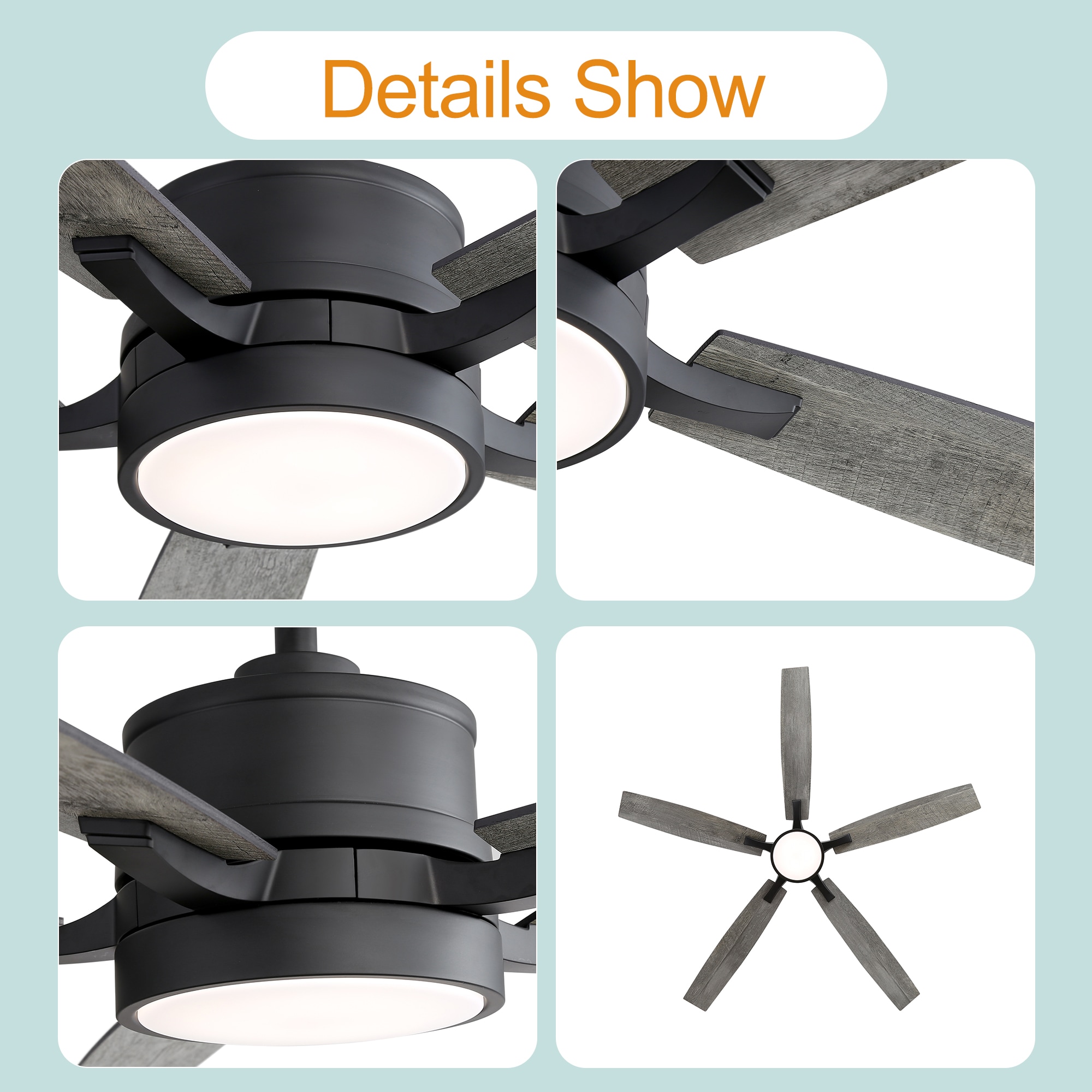 Breezary 29004-BK Ceiling-Fans - View #6