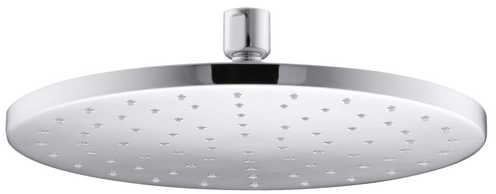 KOHLER K-13689-G-CP 1.0 -Spray Polished Chrome 10-in Round Fixed Rain Shower Head 1.75 GPM