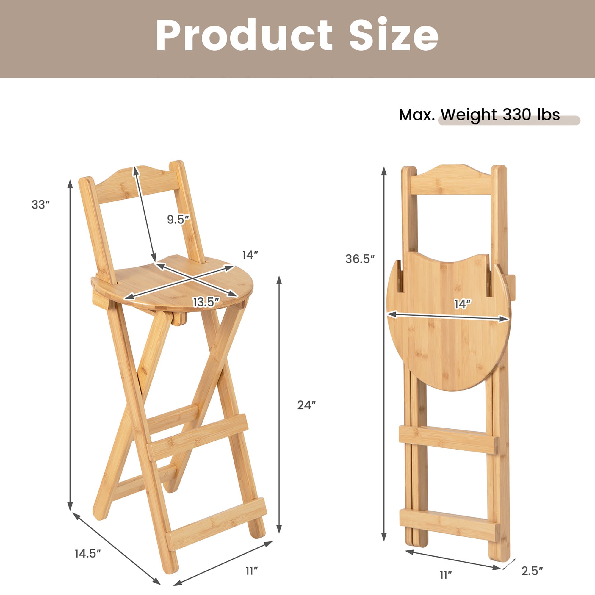 Goplus LWS00330 stools - View #2