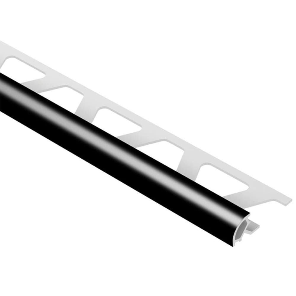 Schluter Systems Rondec 0.375-in W X 98.5-in L Black PVC Bullnose Tile ...