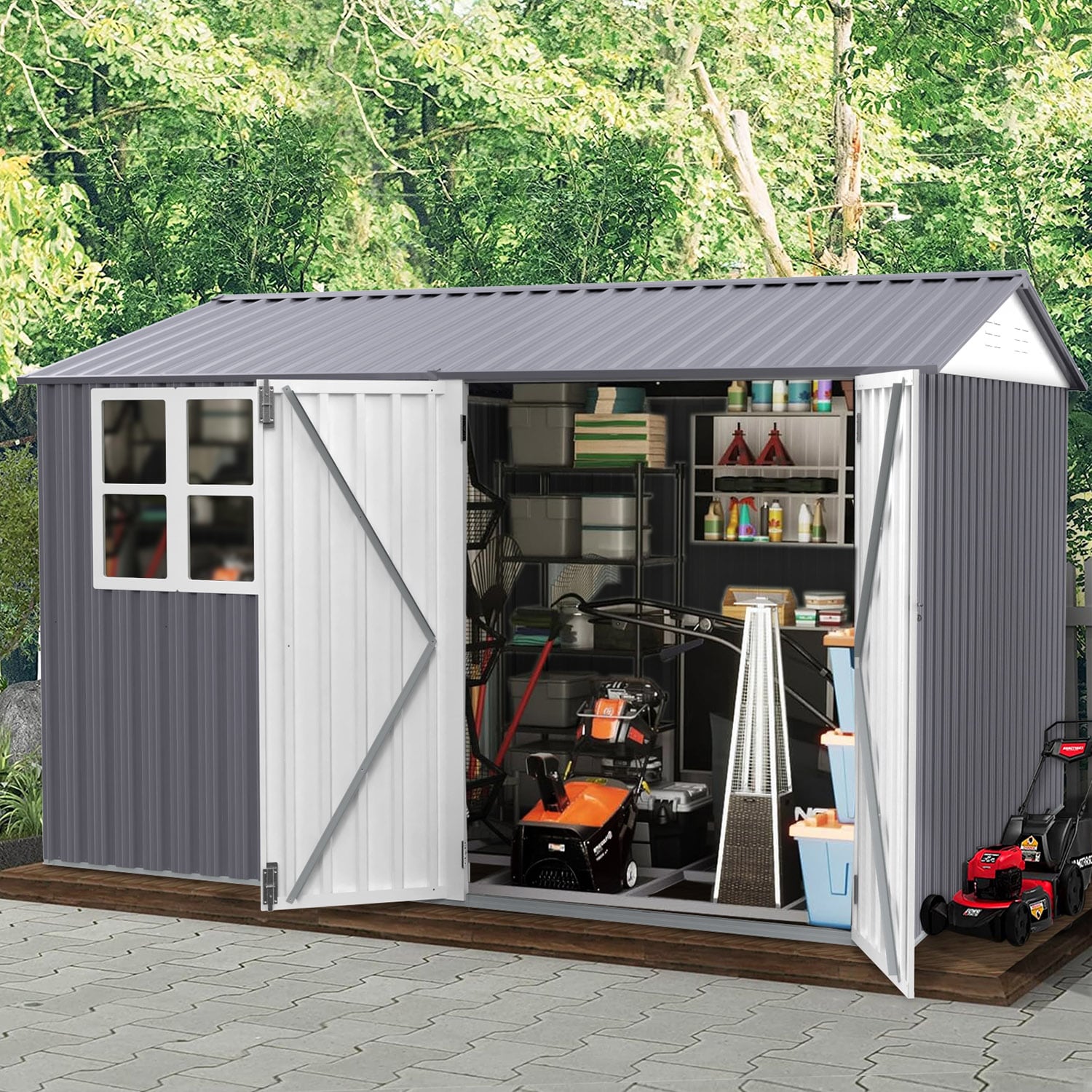 GZMR GZ-21S0004 Metal-Storage-Buildings-Sheds - View #2