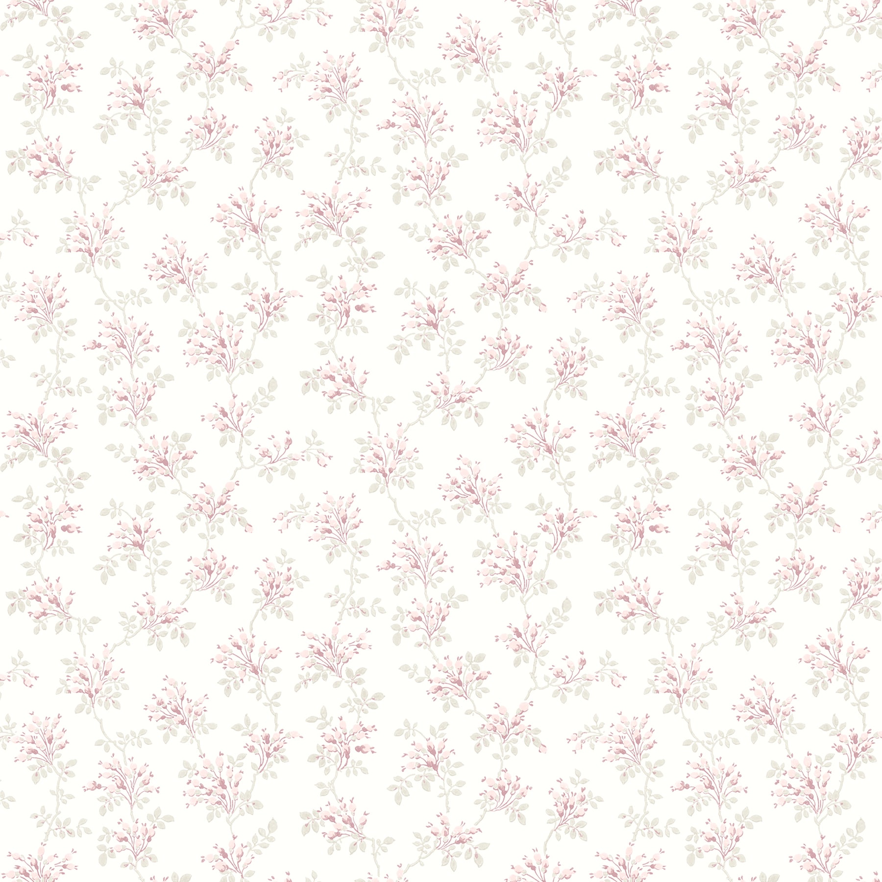 Chesapeake 4072-70038 Delphine 56.4-Sq. Feet Pink Non-woven Ivy/Vines Prepasted Water Activated Paste Wallpaper