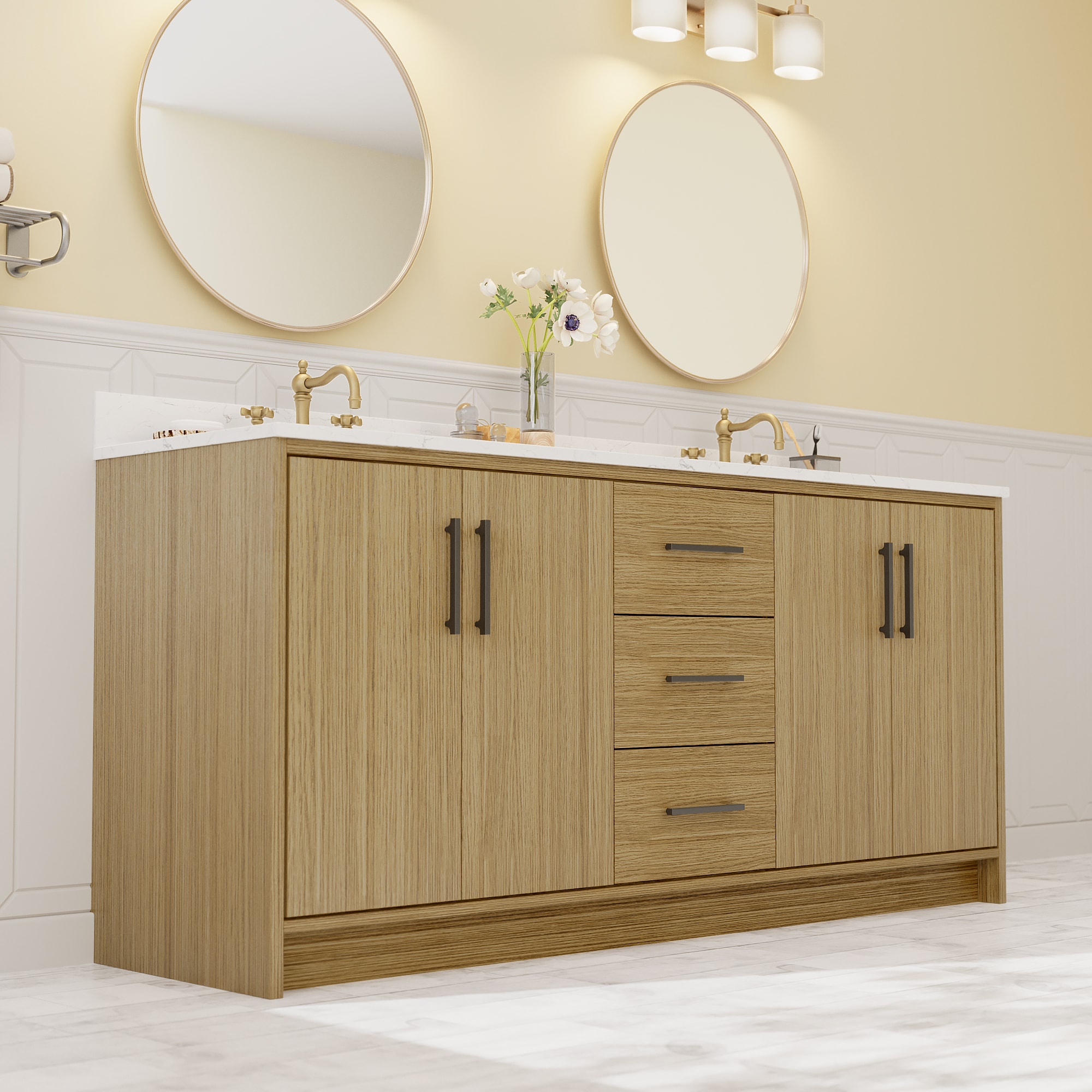 VOUA DXRCJ-SJD-YW Bath-Vanity-Combo - View #4