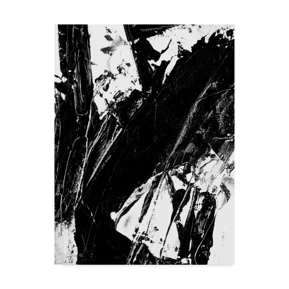 Trademark Fine Art WAG01172-C3547GG Framed 47-in H x 35-in W Abstract Print on Canvas
