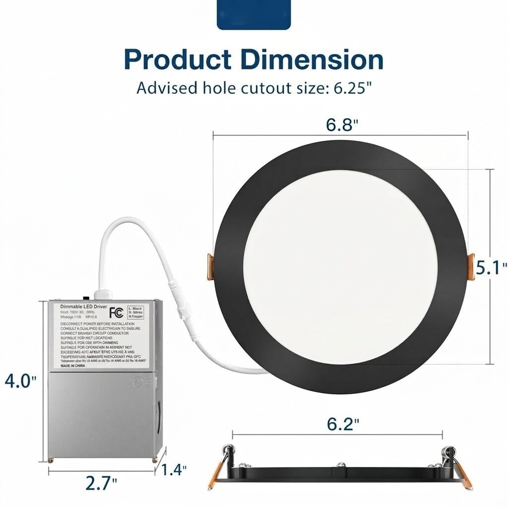 Lukvuzo LLU0410G37 Recessed-Kits - View #4