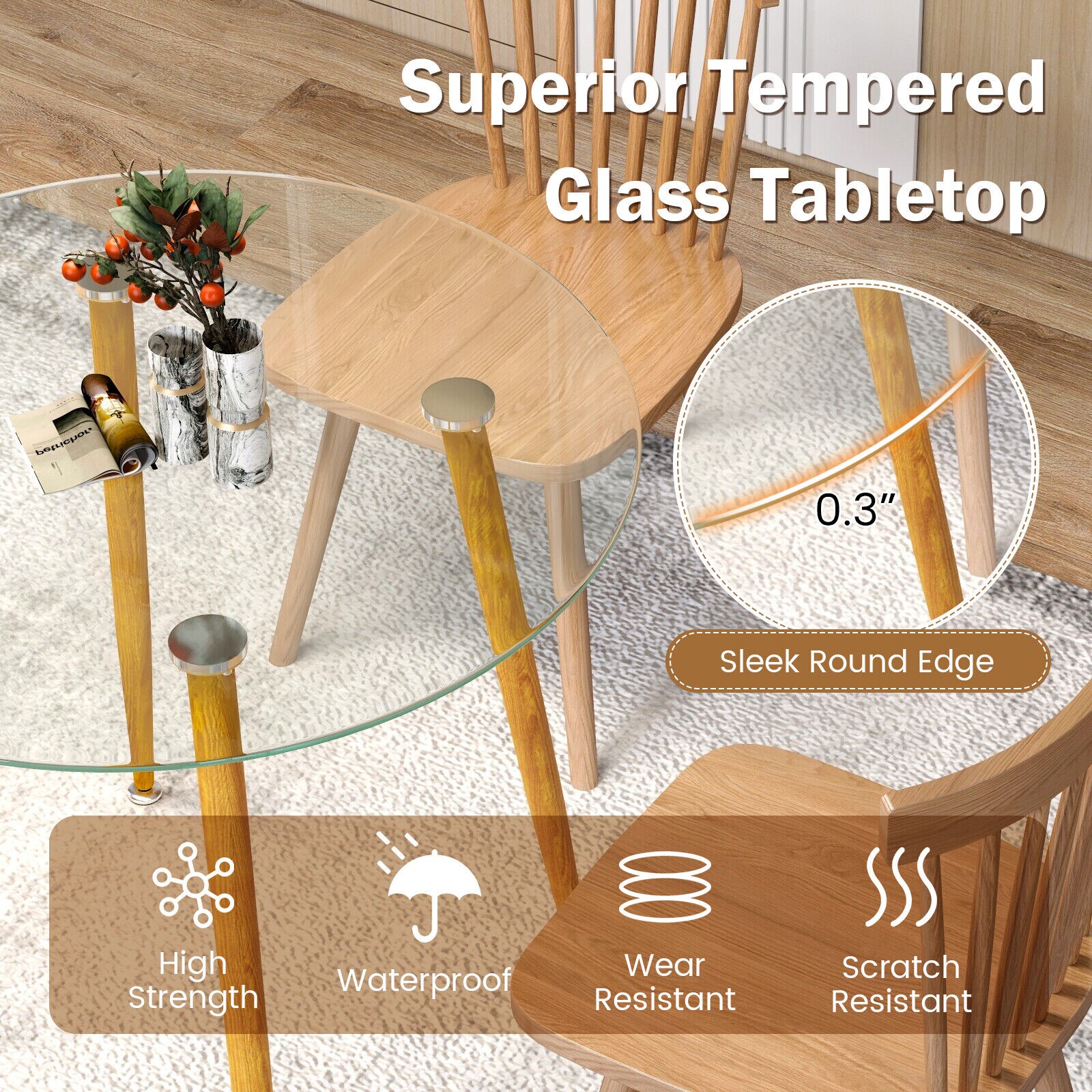 Fenbeli QLLSFENH261 Dining-Tables - View #7