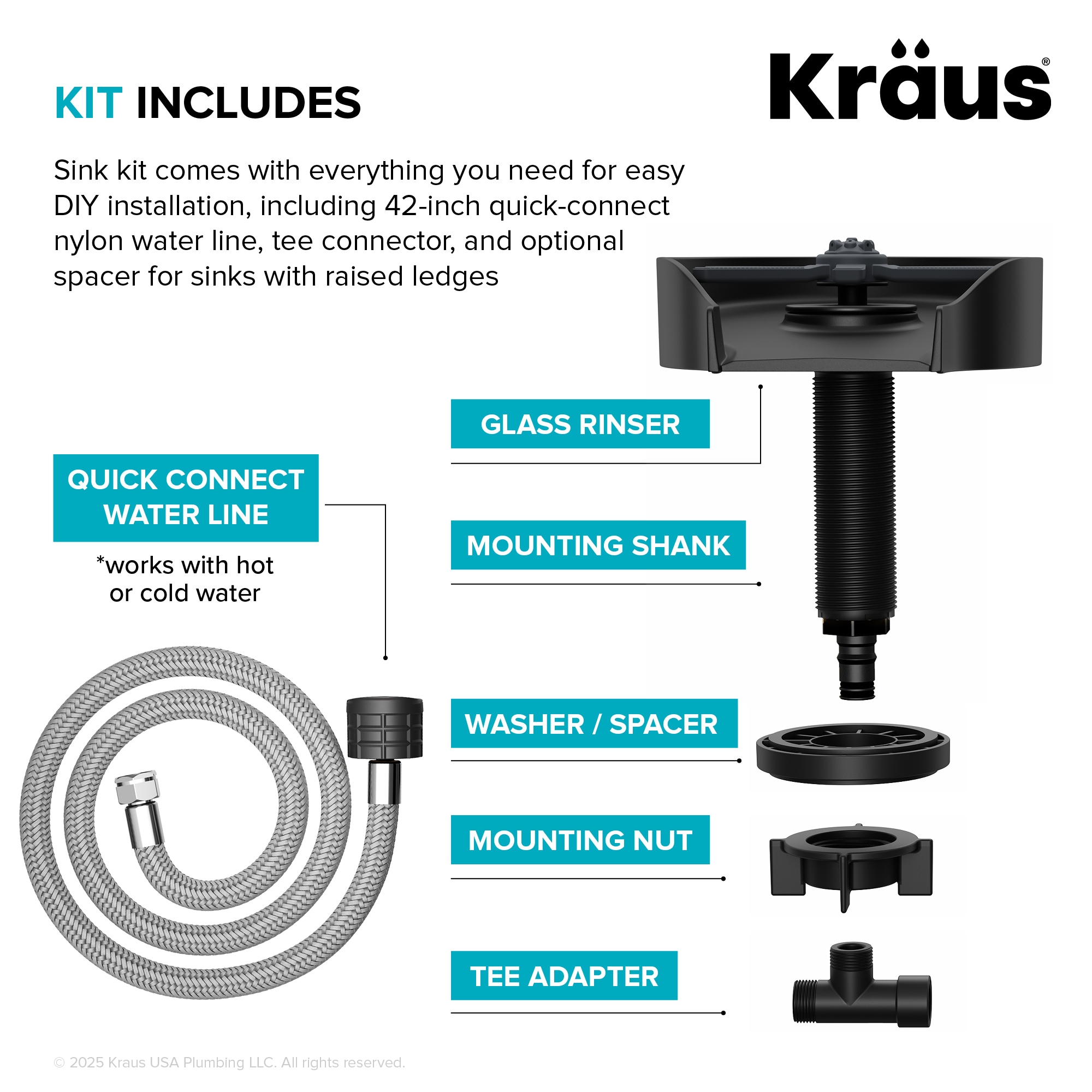 Kraus KGR-500MB Faucet-Spray-Hoses-Accessories - View #6
