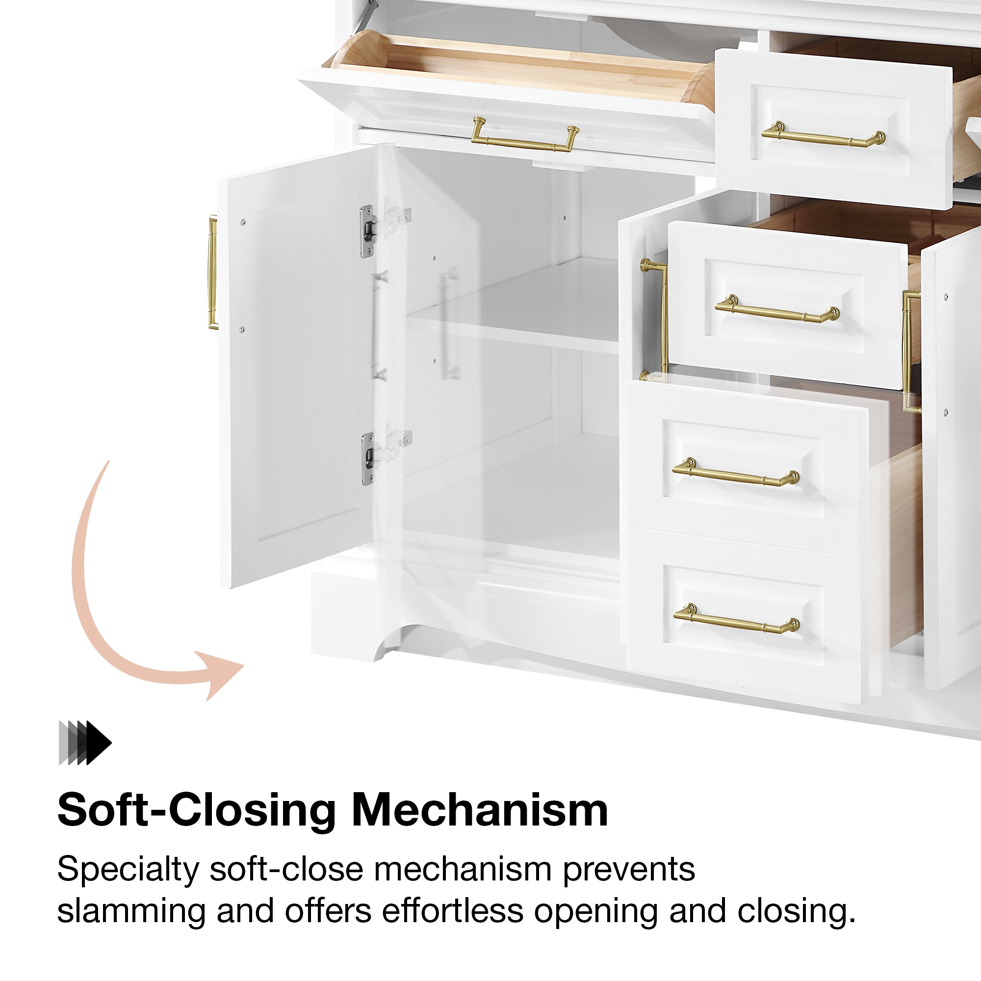 allen + roth Rutherfurd 60-in Swan White Undermount Double Sink ...