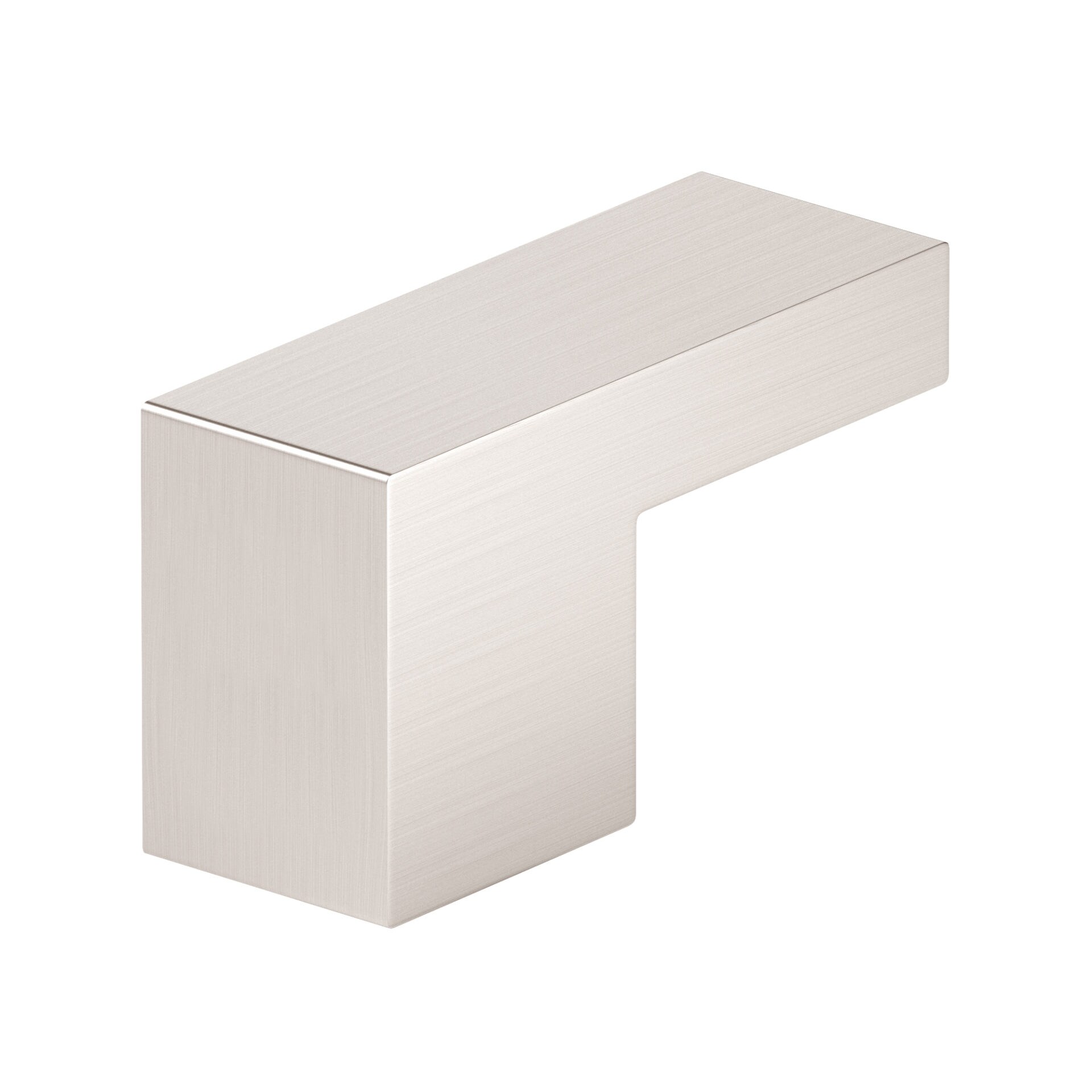 Richelieu 79761654195 5/8-in , 16mm Center to Center Brushed Nickel Rectangular Handle