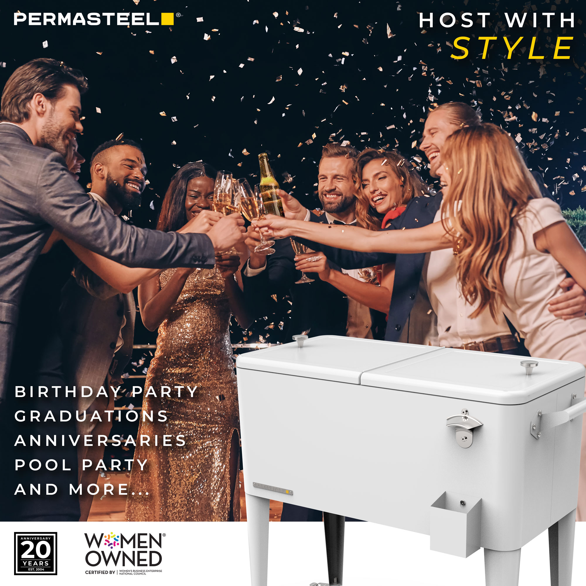 Permasteel PS-203 WT Beverage-Coolers - View #5