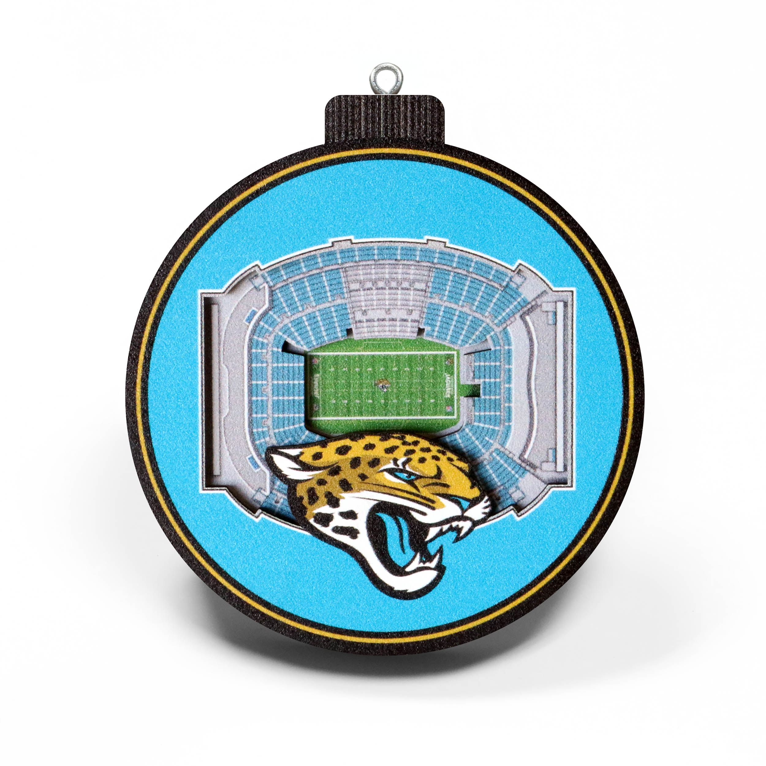 NFL Jacksonville Jaguars Christmas Ceramic Christmas Ornaments - T