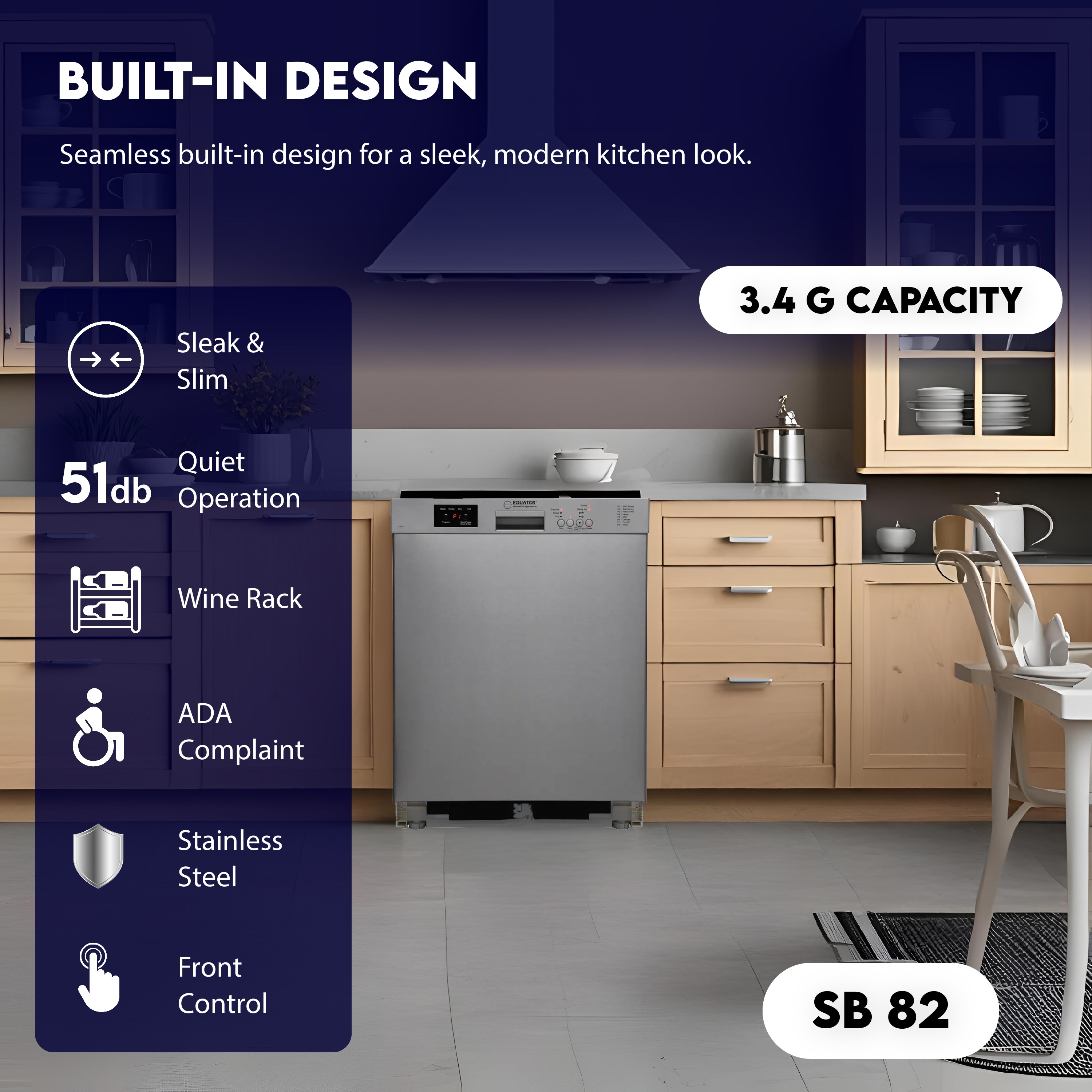 Equator Advanced Appliances WB 82 Builtin-Dish - View #21
