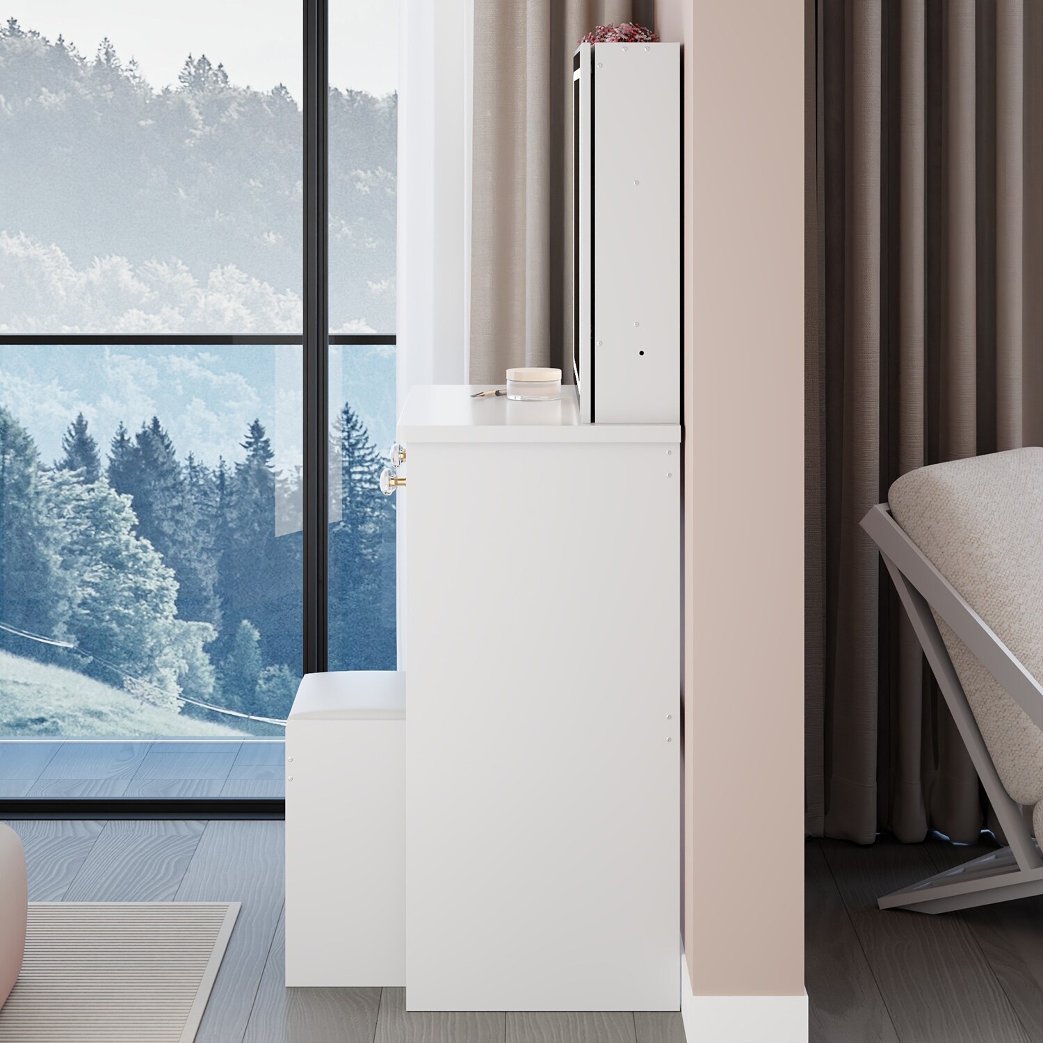 GZMR GZ-MD-2-BKGR Bedroom-Vanities - View #6