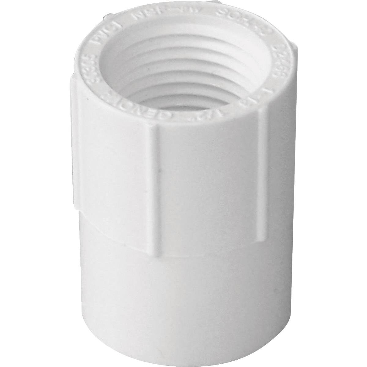 Genova 756242 3/4-in PVC, Female Adapter, Schedule 40, Sold Each