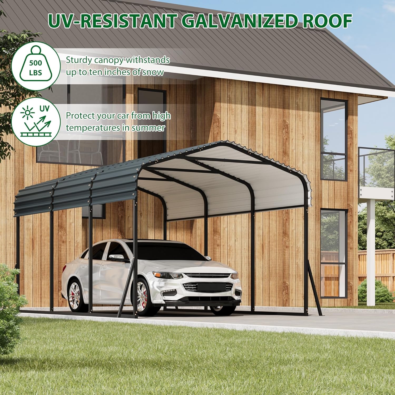 IdealHouse JOEY-P5TNOIQKM9Y7 Carport-Covers - View #7