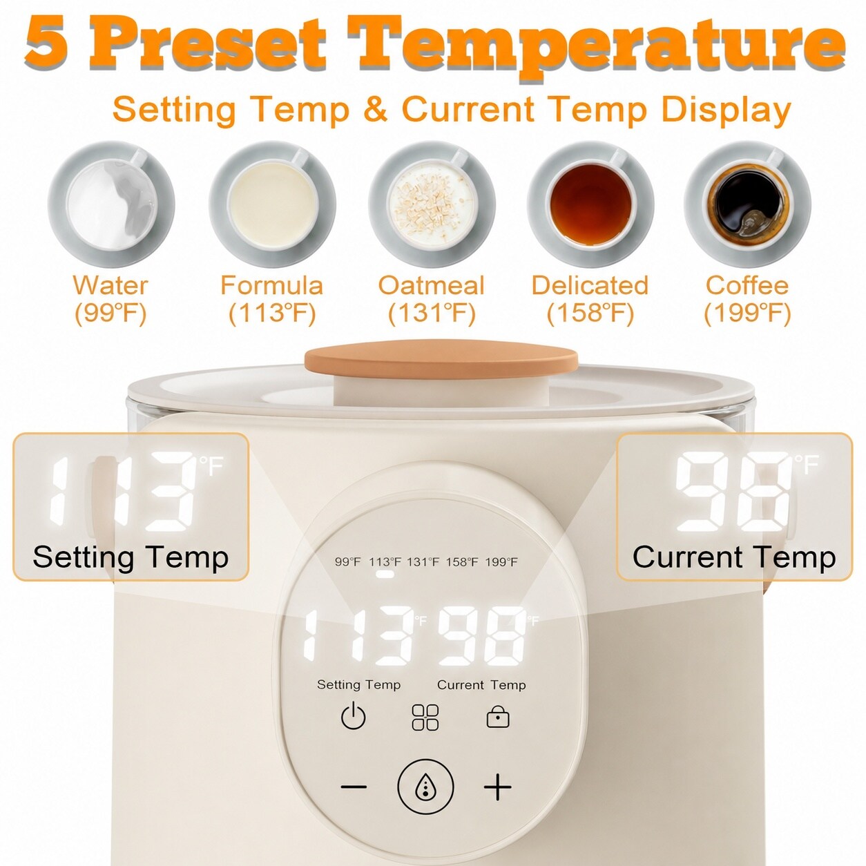 Aoibox LABGEPP2 Baby-Food-Makers-Bottle-Warmers - View #3