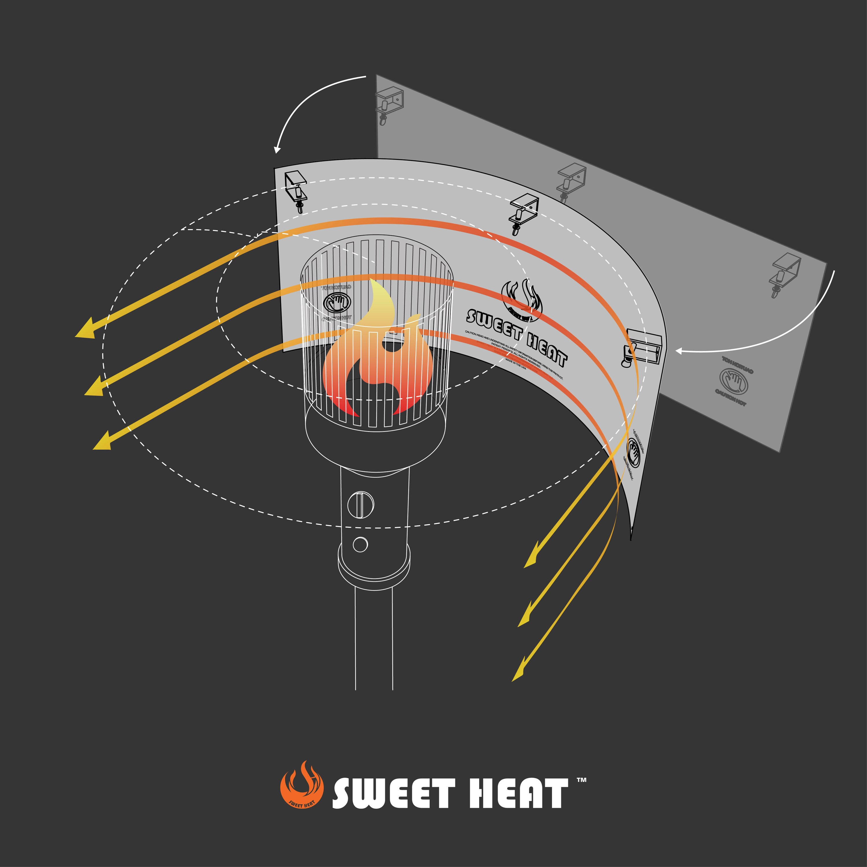 Sweet Heat SH-OG-32X11 Patio-Heater-Mounts - View #7
