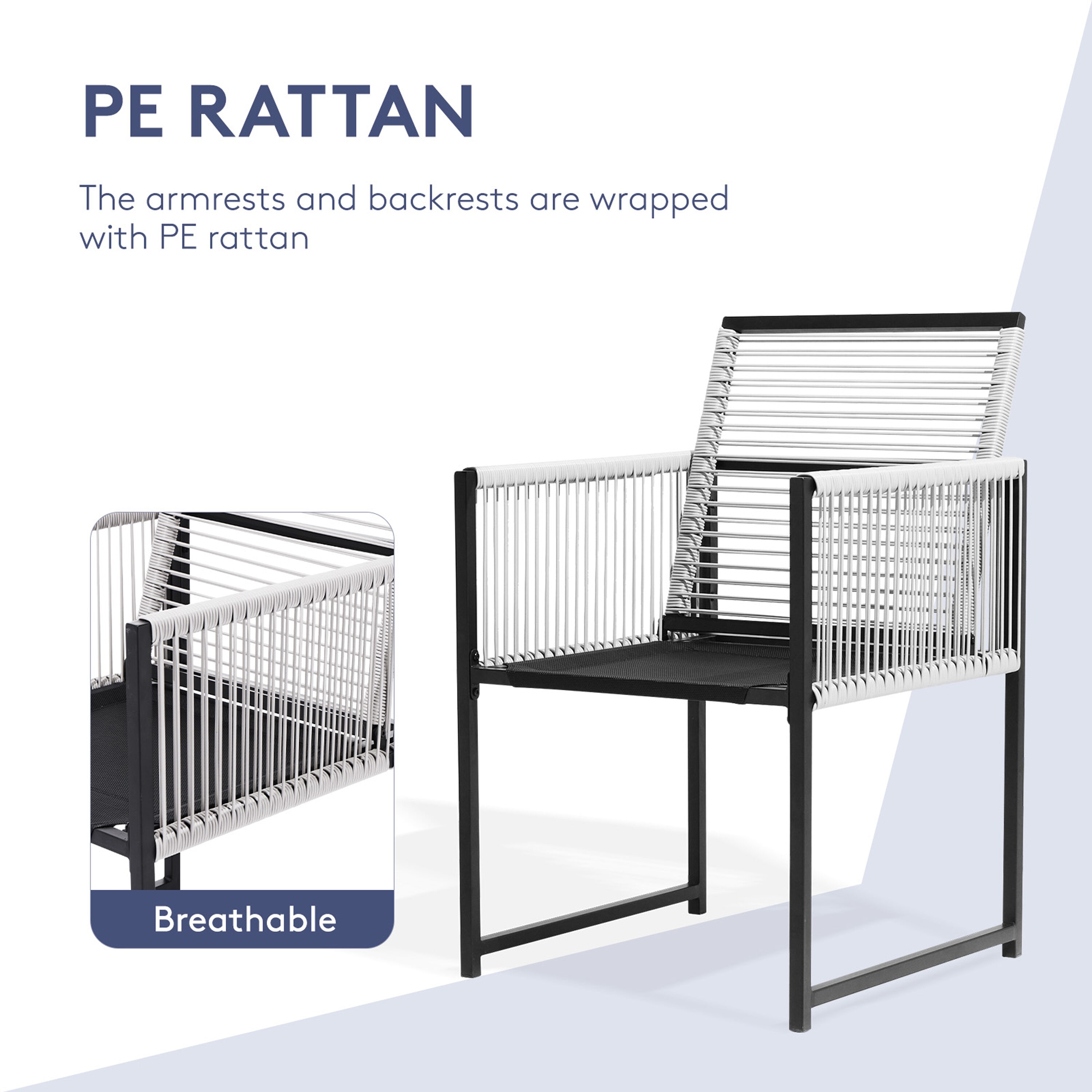 JEAREY TSLZHTJ-BK Patio-Dining-Sets - View #2
