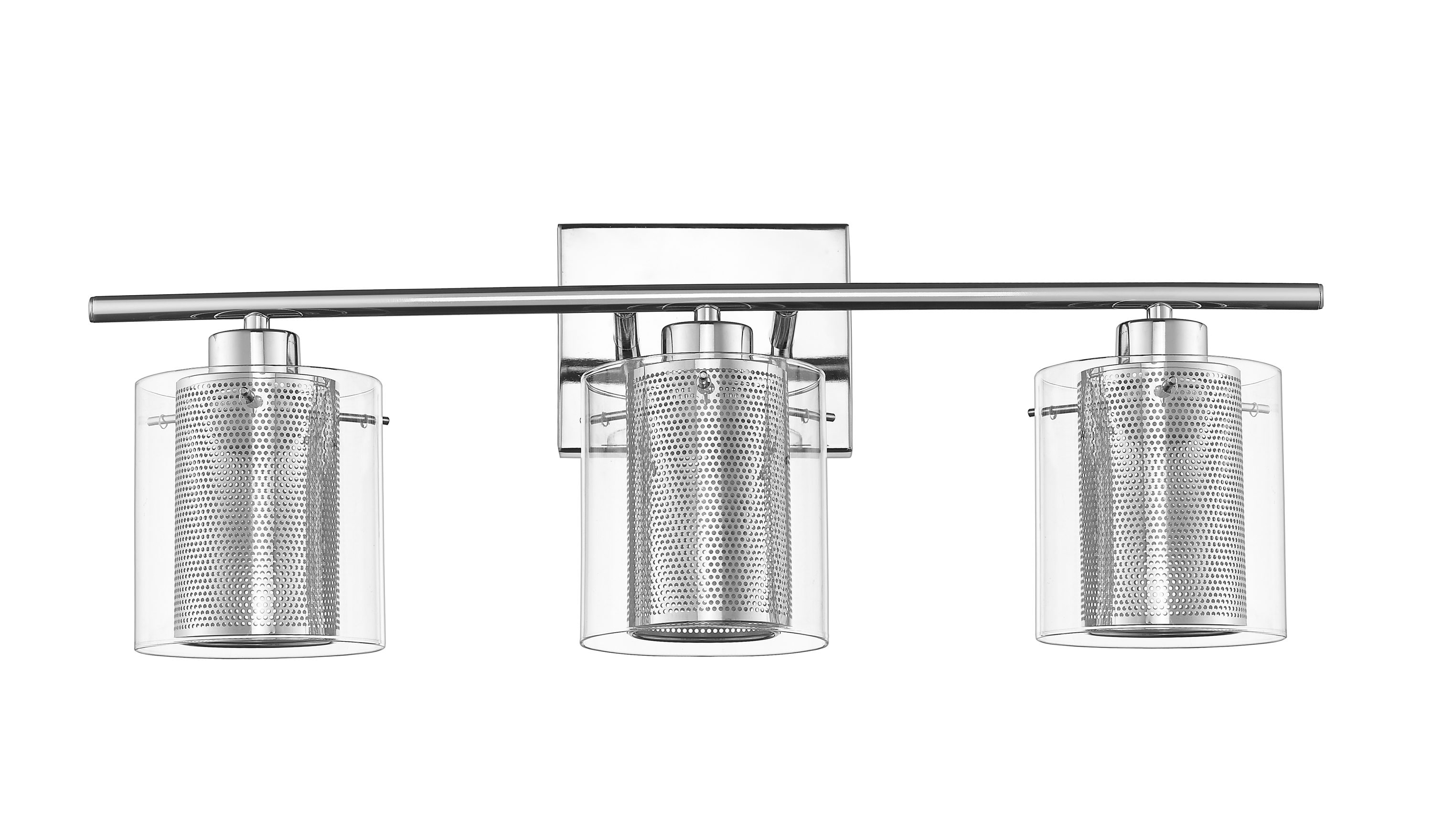 Whitfield Lighting VL28059-3CH Dianna 24-in 3 -Light Chrome Traditional Vanity light