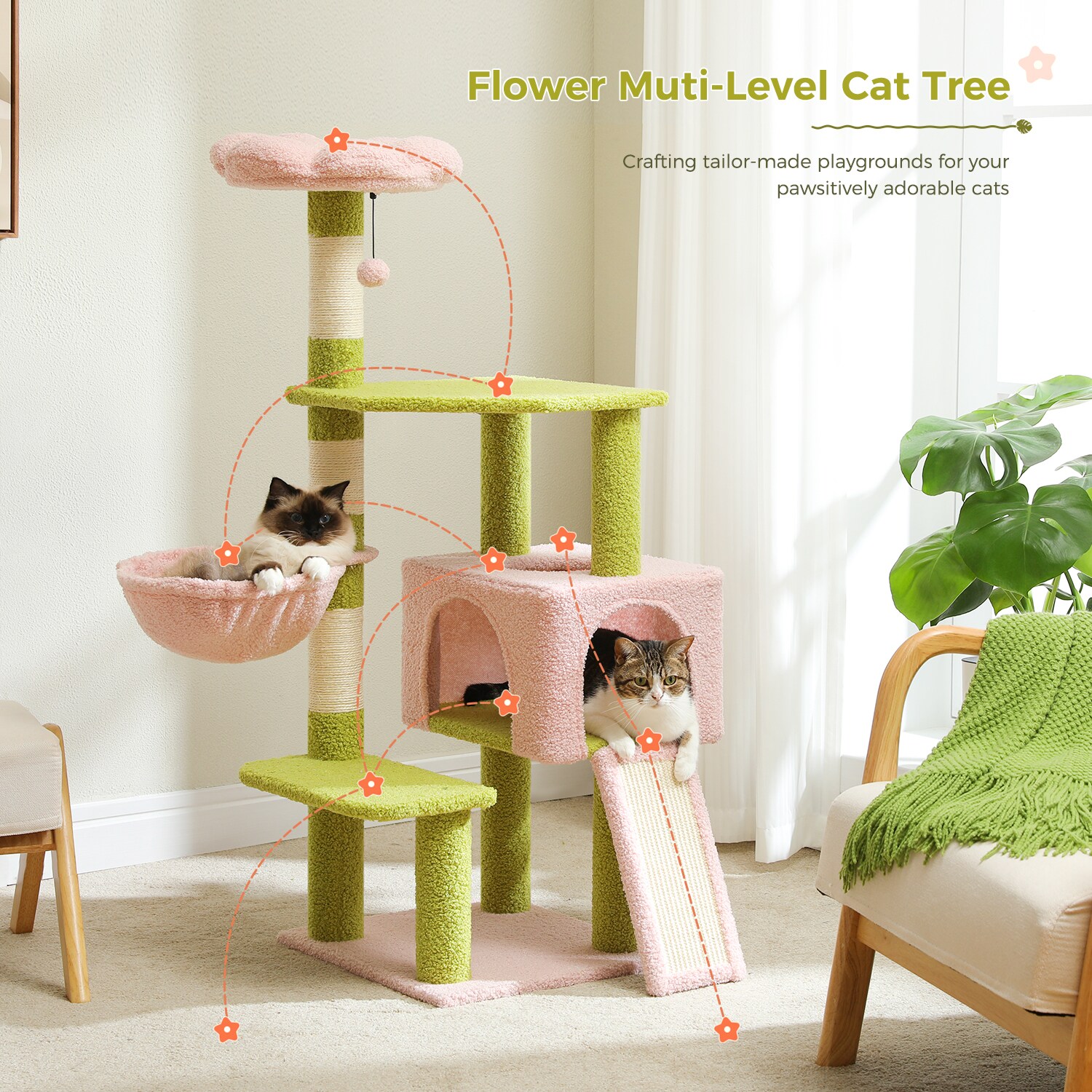 Cenadinz XCHAMT0236GN Cat-Trees - View #4