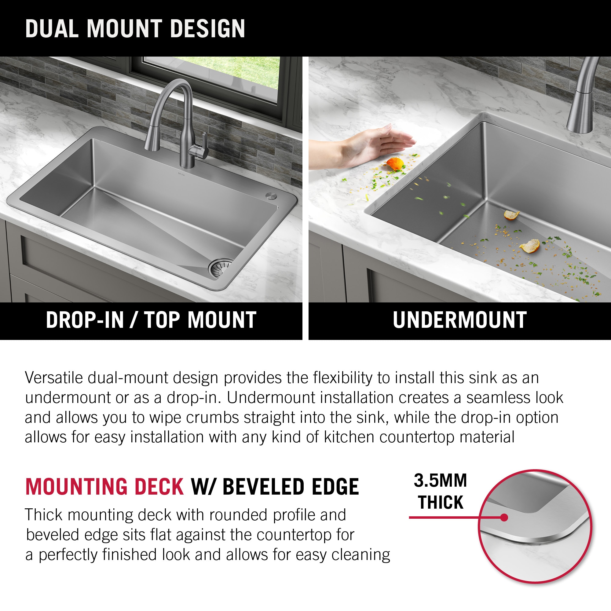 Delta 952138-T33S-SS Kitchen-Sinks - View #10