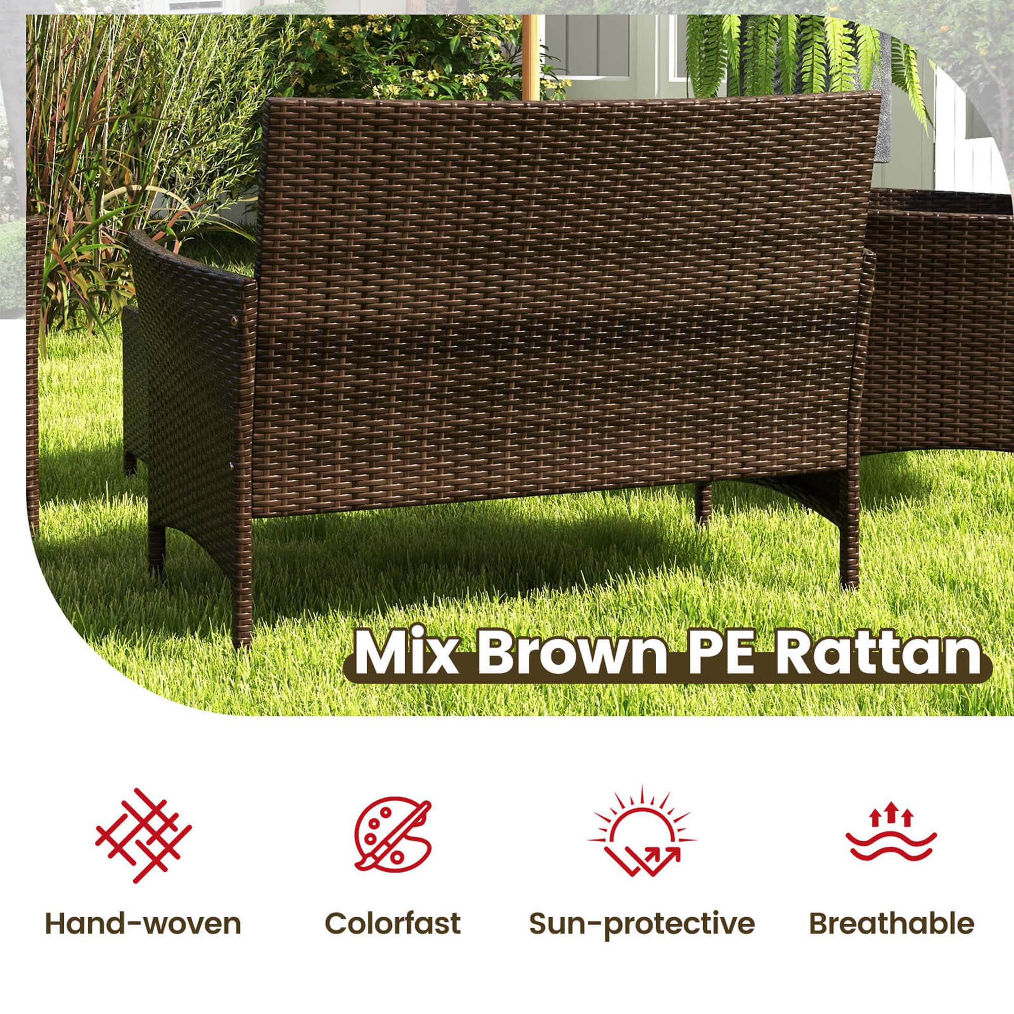 Costway HCST05103 Patio-Conversation-Sets - View #5