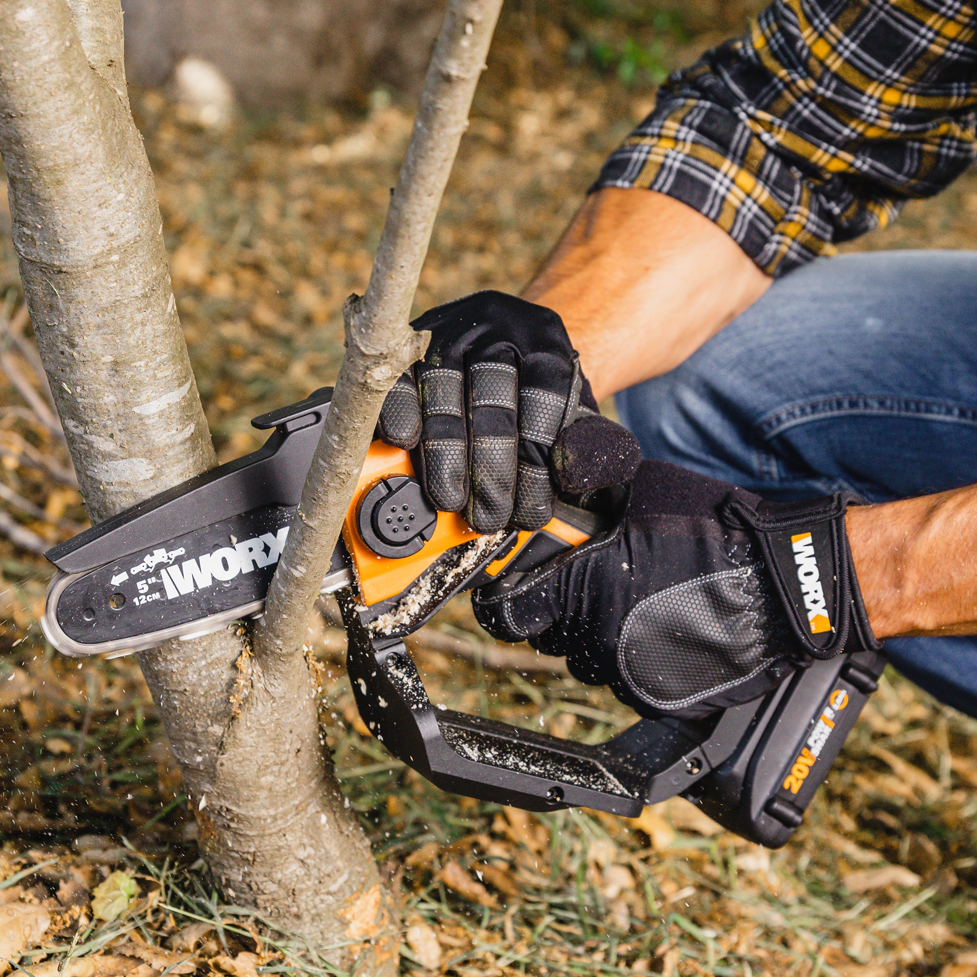 WORX WX324 5-in Steel Pruning Saw in the Hand Pruning Saws department at 