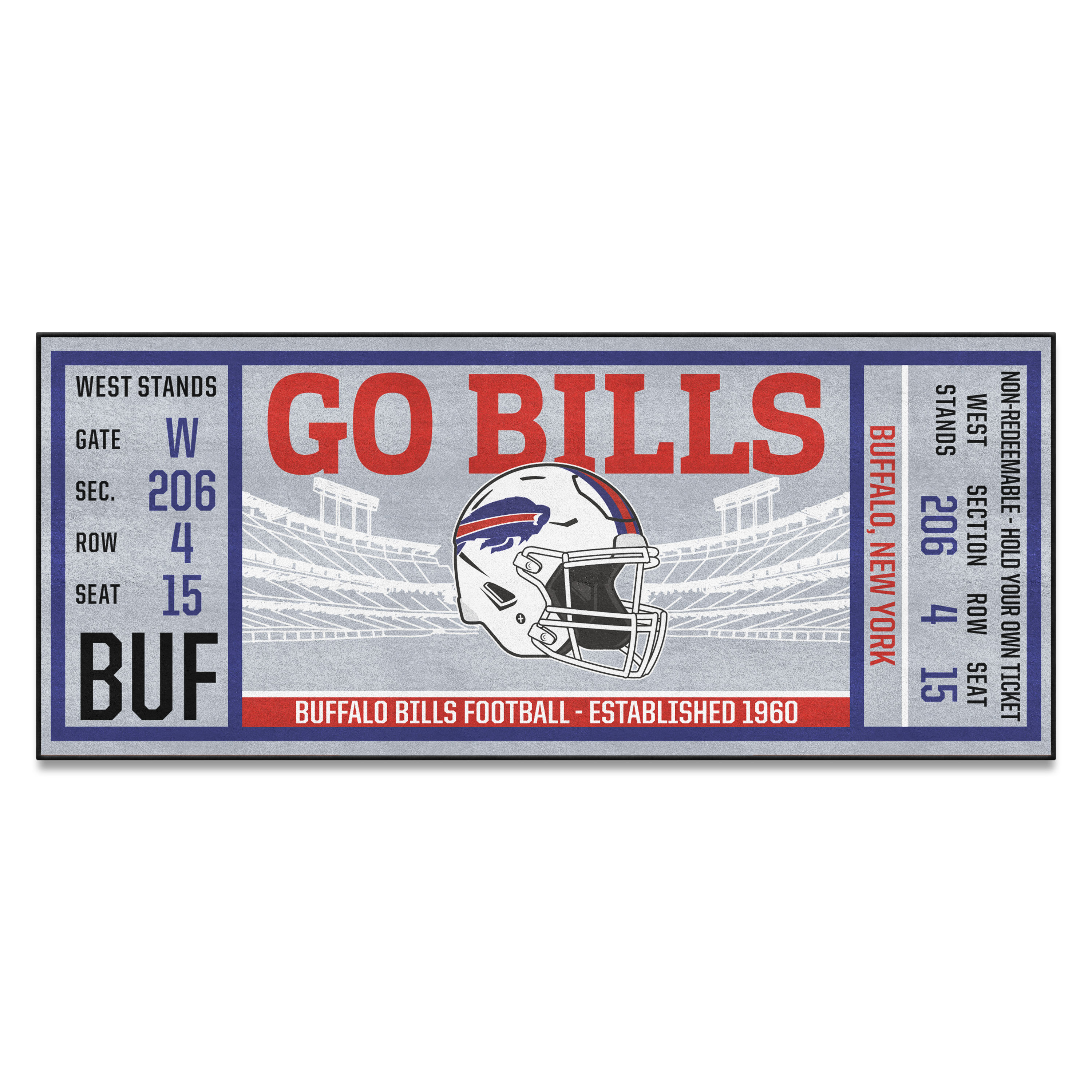 Fan Mats NFL Tampa Bay Buccaneers Ticket Runner