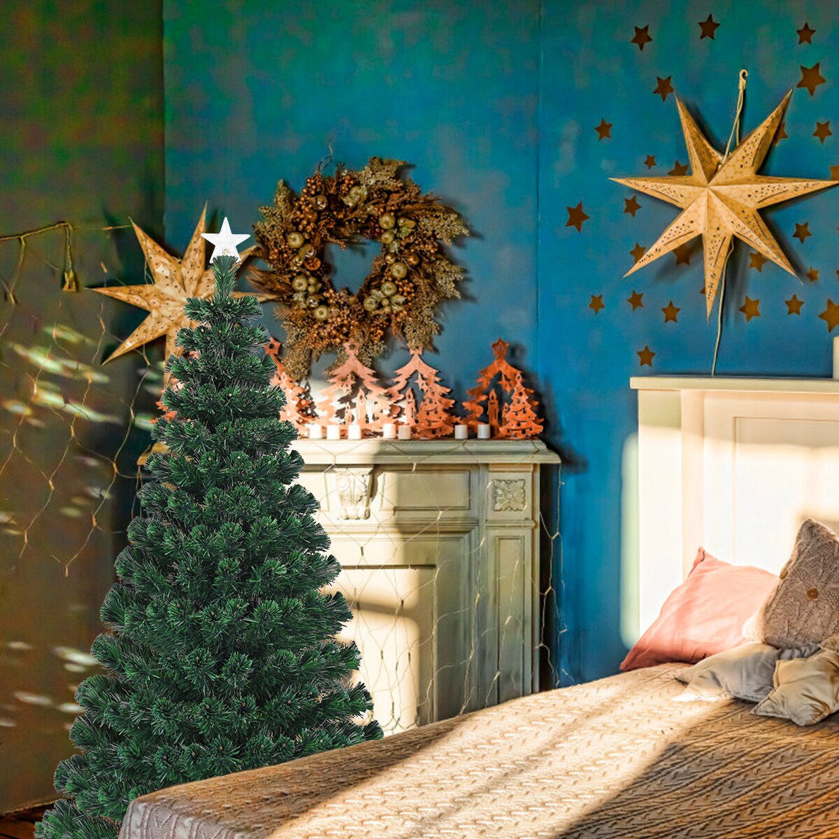 Costway CM20579 Artificial-Christmas-Trees - View #6