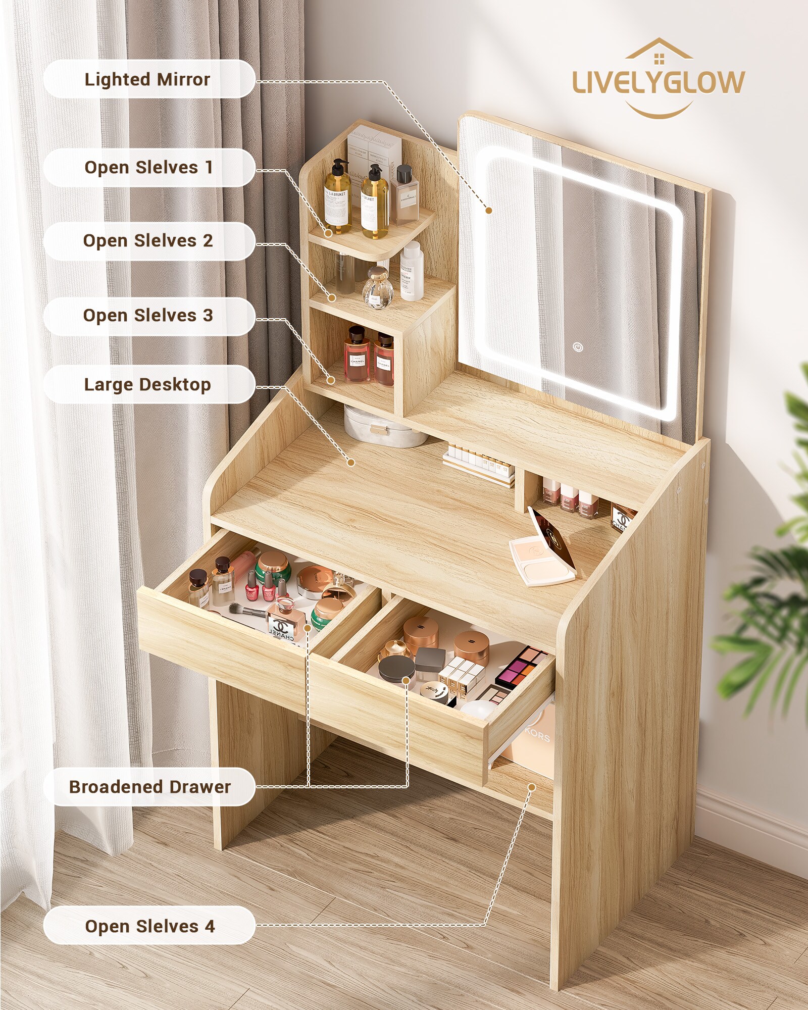 JEAREY JE-TYDR-GY-F Bedroom-Vanities - View #6