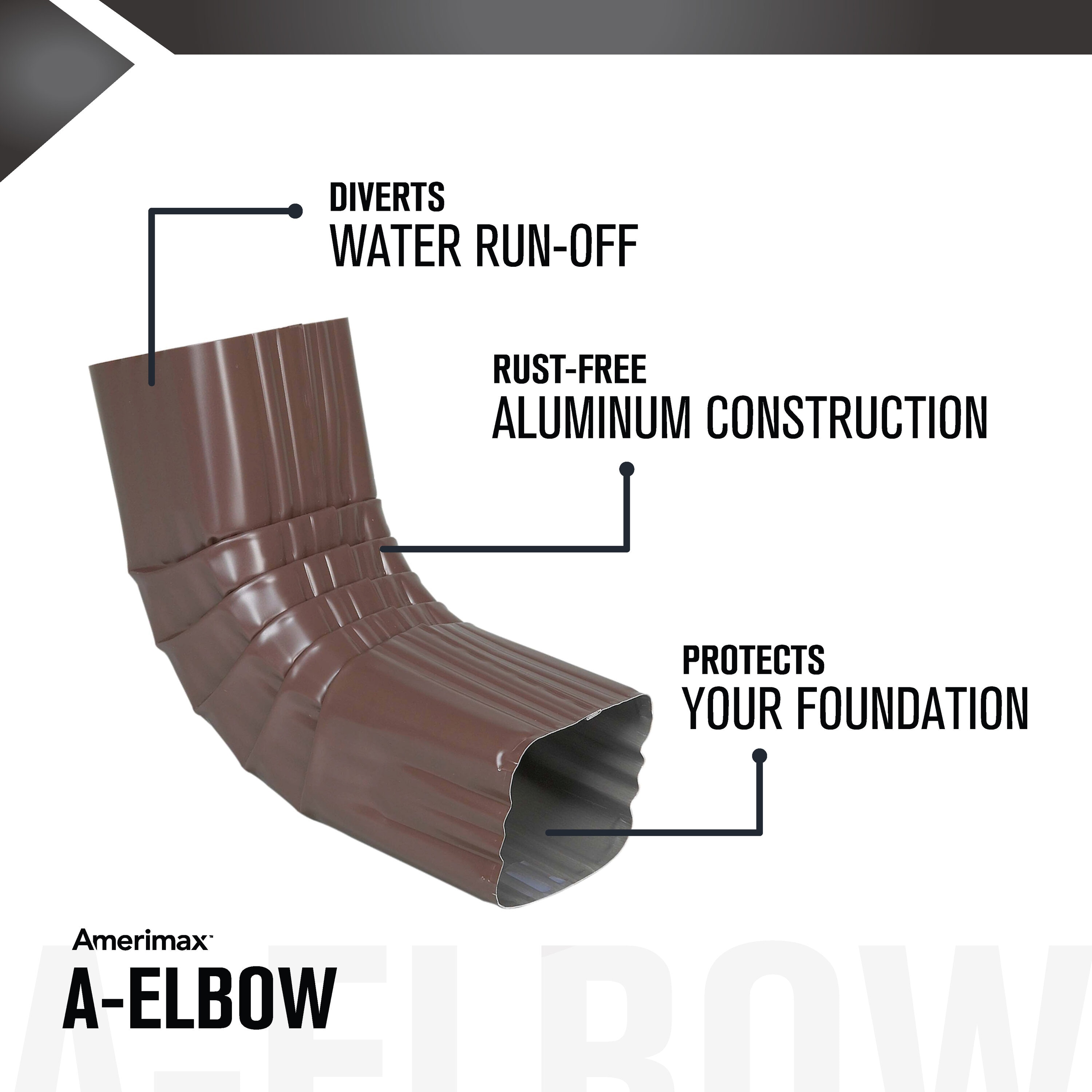 Amerimax 2526419HP Downspout-Components - View #2