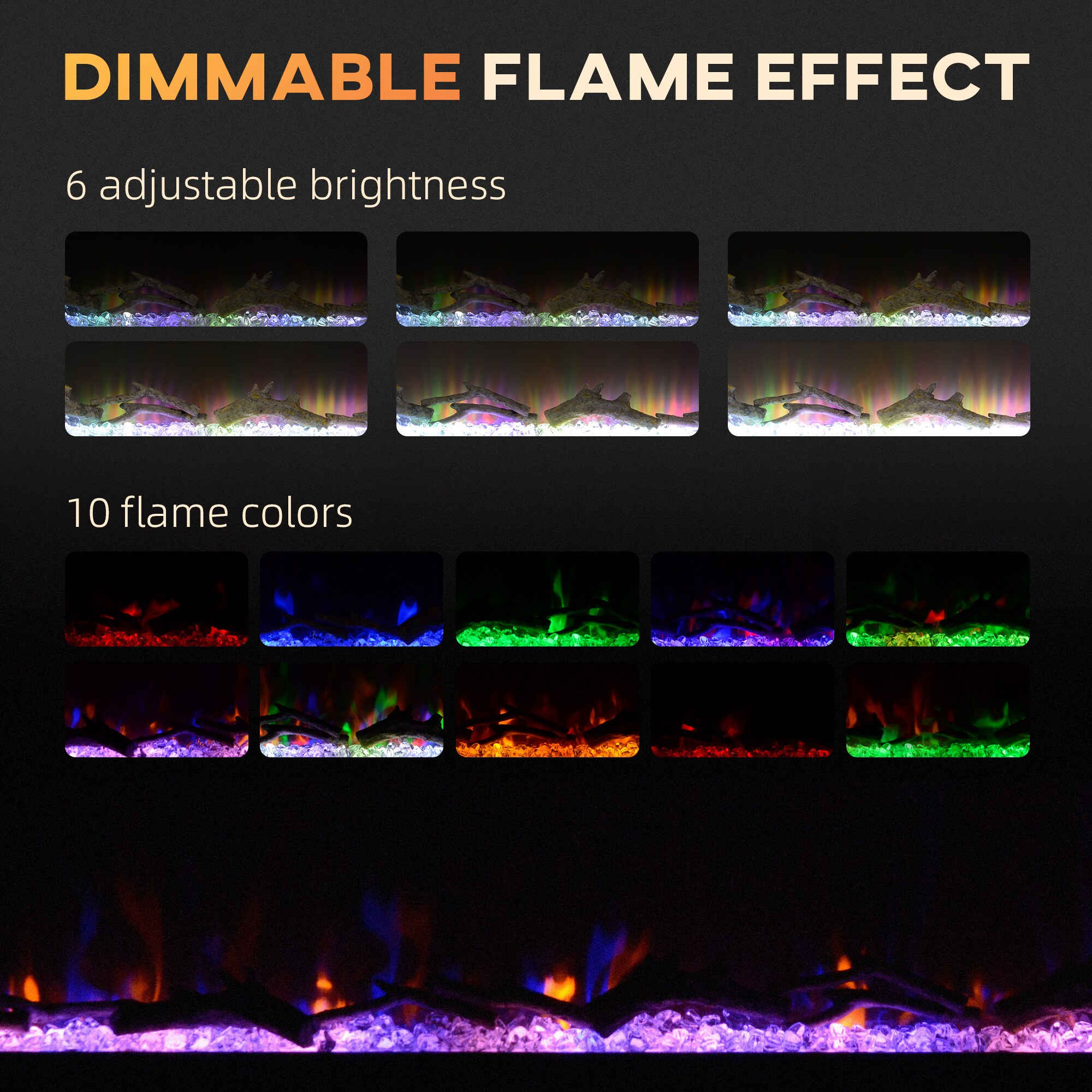 Clihome CL-EF33M Electric-Fireplaces - View #8