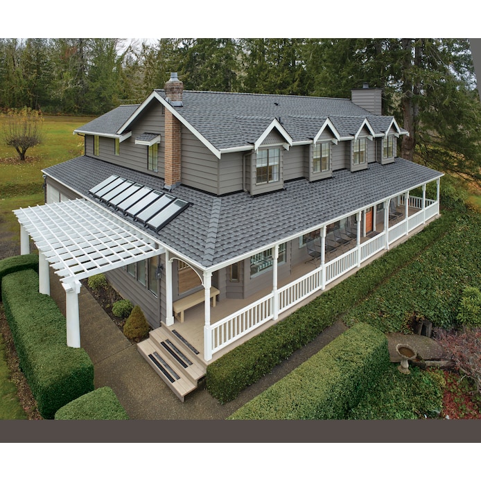 GAF   Timberline UHDZ Charcoal Shingles Lifetime Roofing System