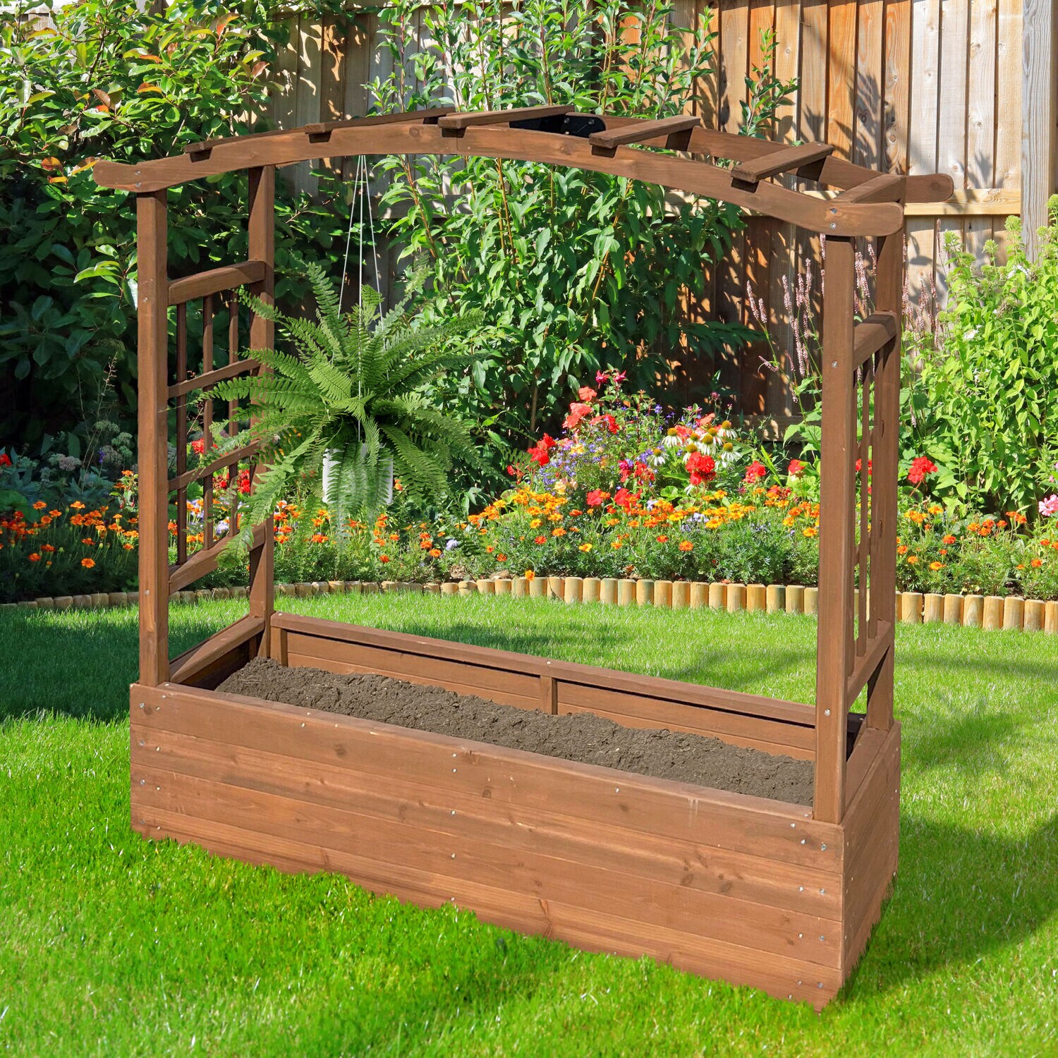 Hanover HANPL0102-BRN Raised-Garden-Beds - View #9