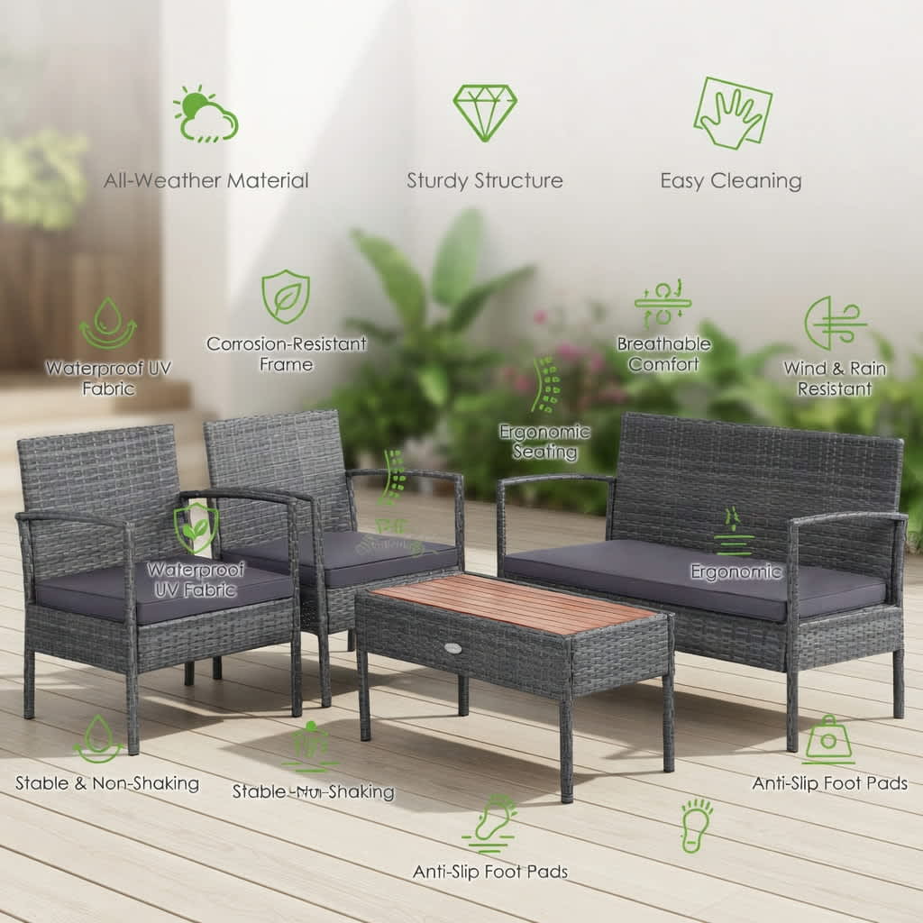 Choco Moon 5357455153016 Patio-Conversation-Sets - View #6