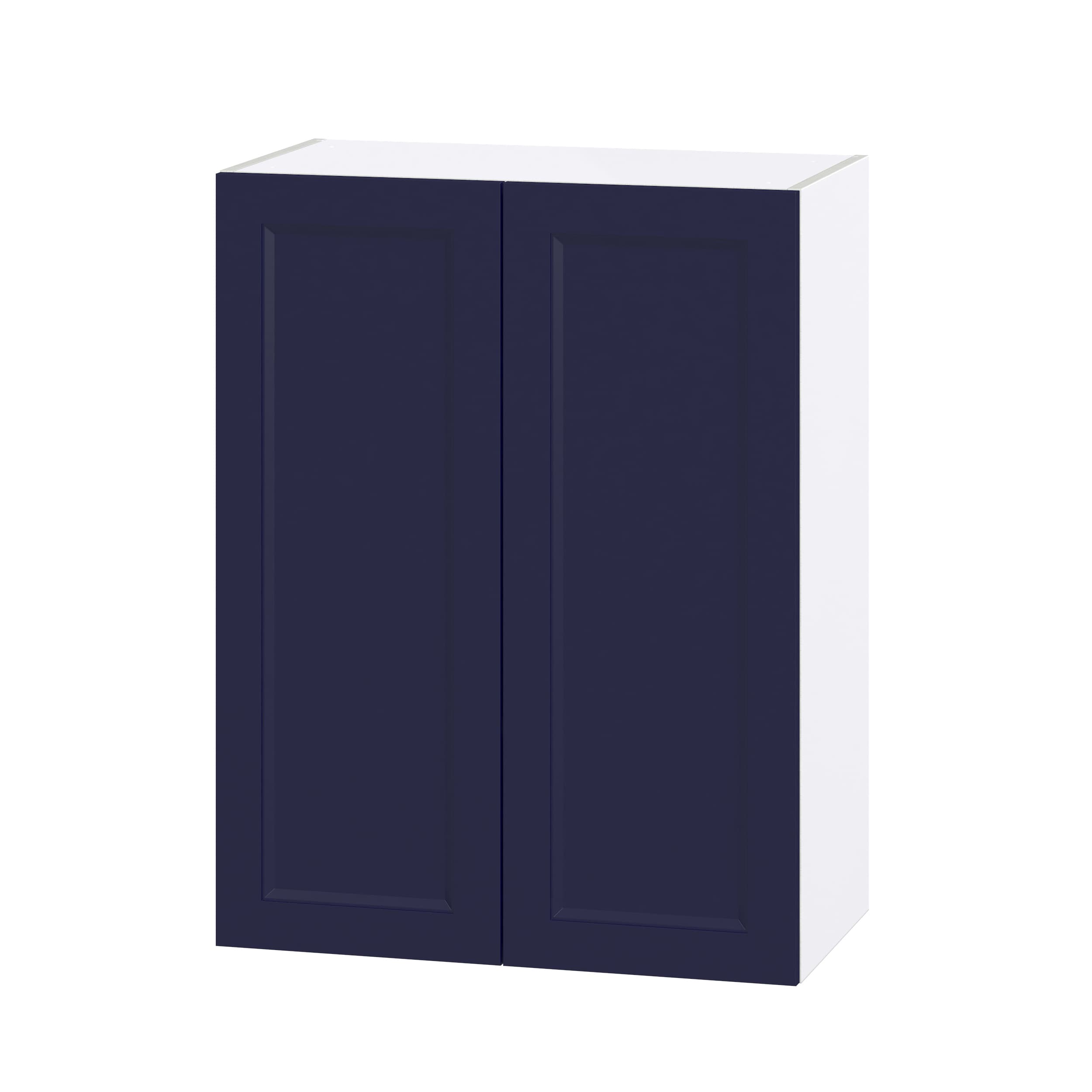Hugo&Borg Lorette 27-in W x 15-in H x 14-in D Navy Blue Wall Fully Assembled Cabinet (Recessed Panel Shaker Door Style)