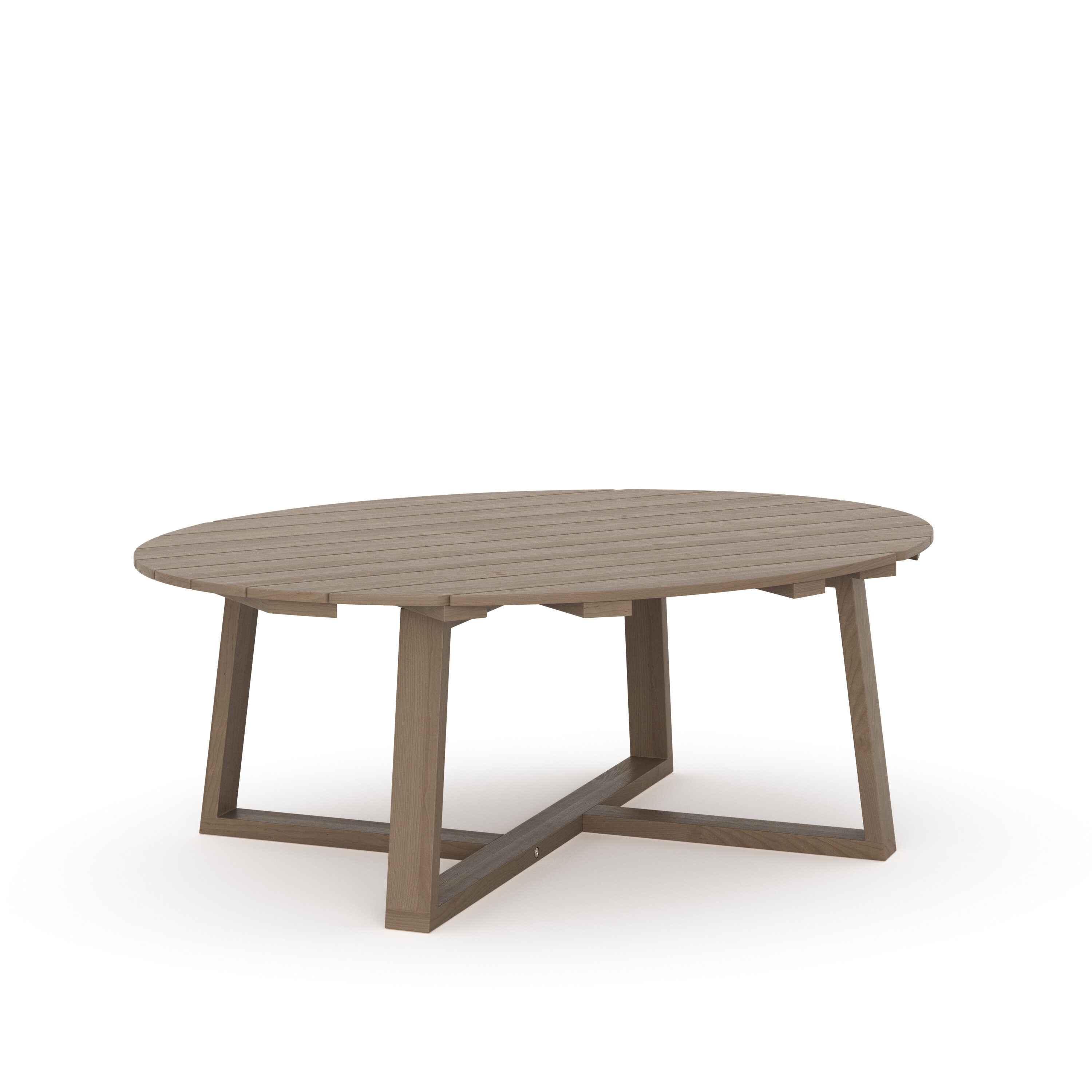 MANHATTAN SQUARE G852-CT Carezza Oval Outdoor Coffee Table 34.6-in W x 45.3-in L