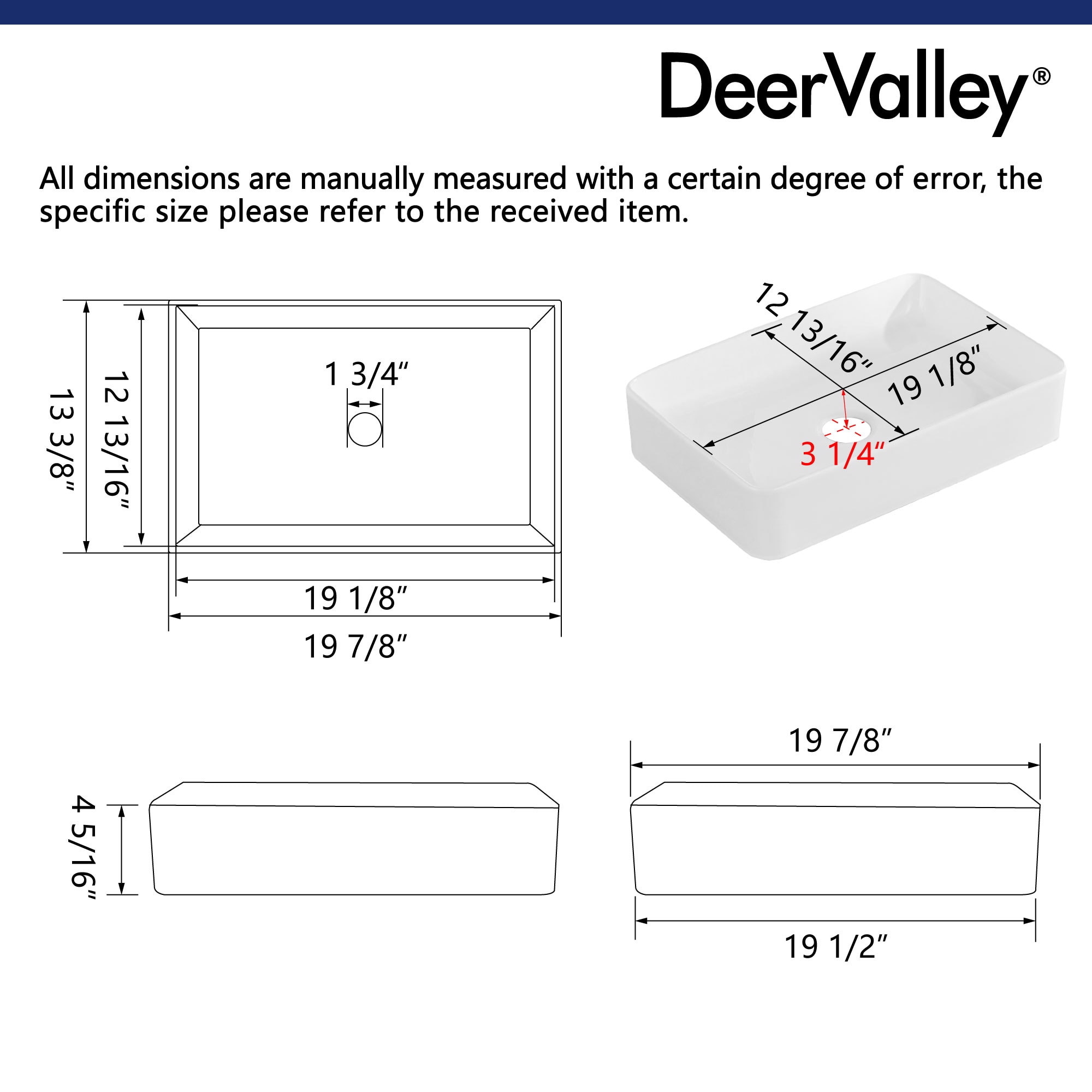 DeerValley DV-1V032 Bath-Sink - View #13