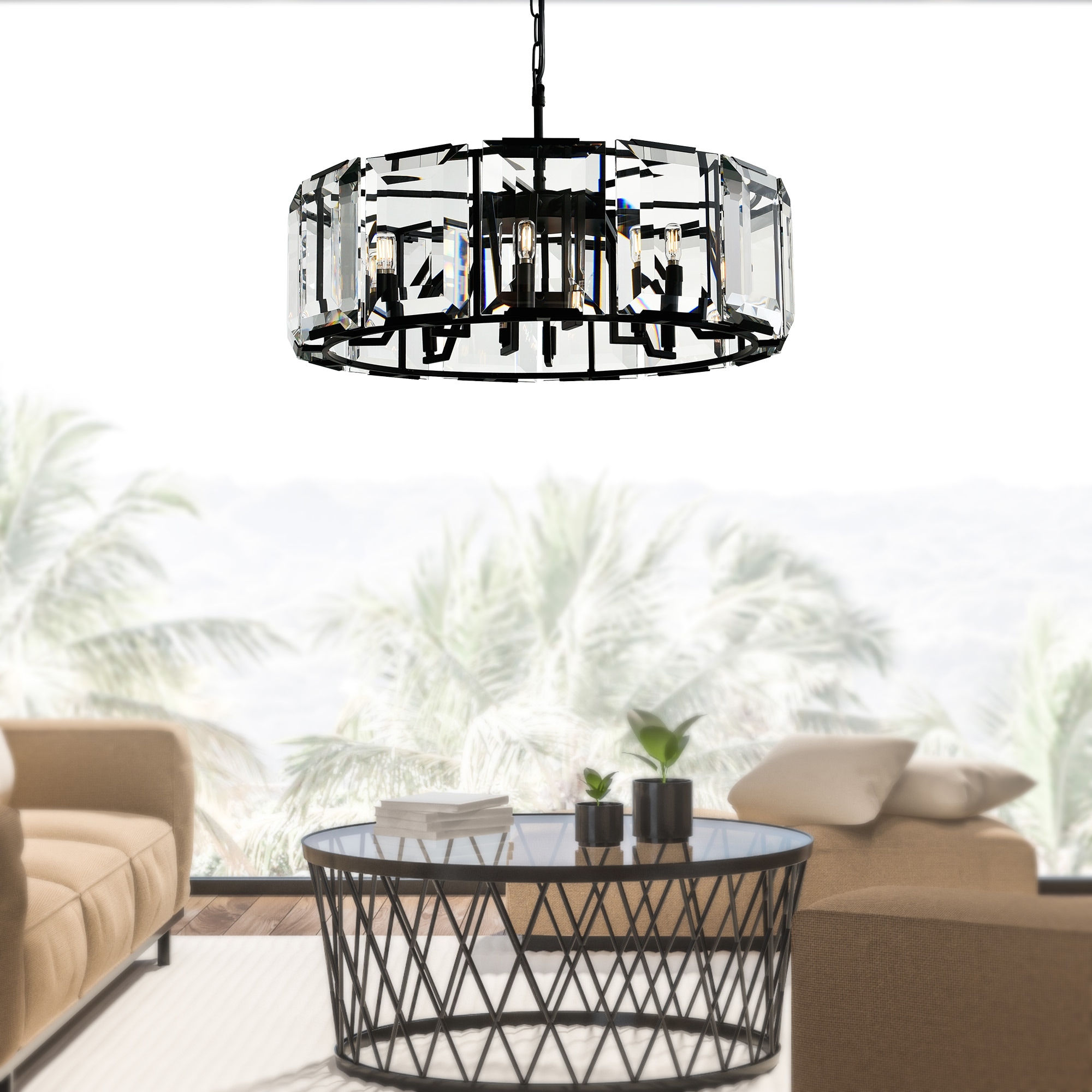 CWI Lighting 9860P31-12-101 Jacquet 12 -Light Black Rustic For Use in Bathrooms, Bedrooms, Dining Rooms, Foyers, Kitchens, Living Rooms Chandelier