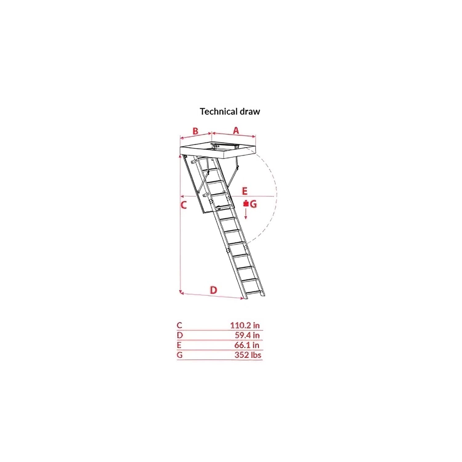 STAIRLUXE RESO4723110 Attic-Ladders - View #6