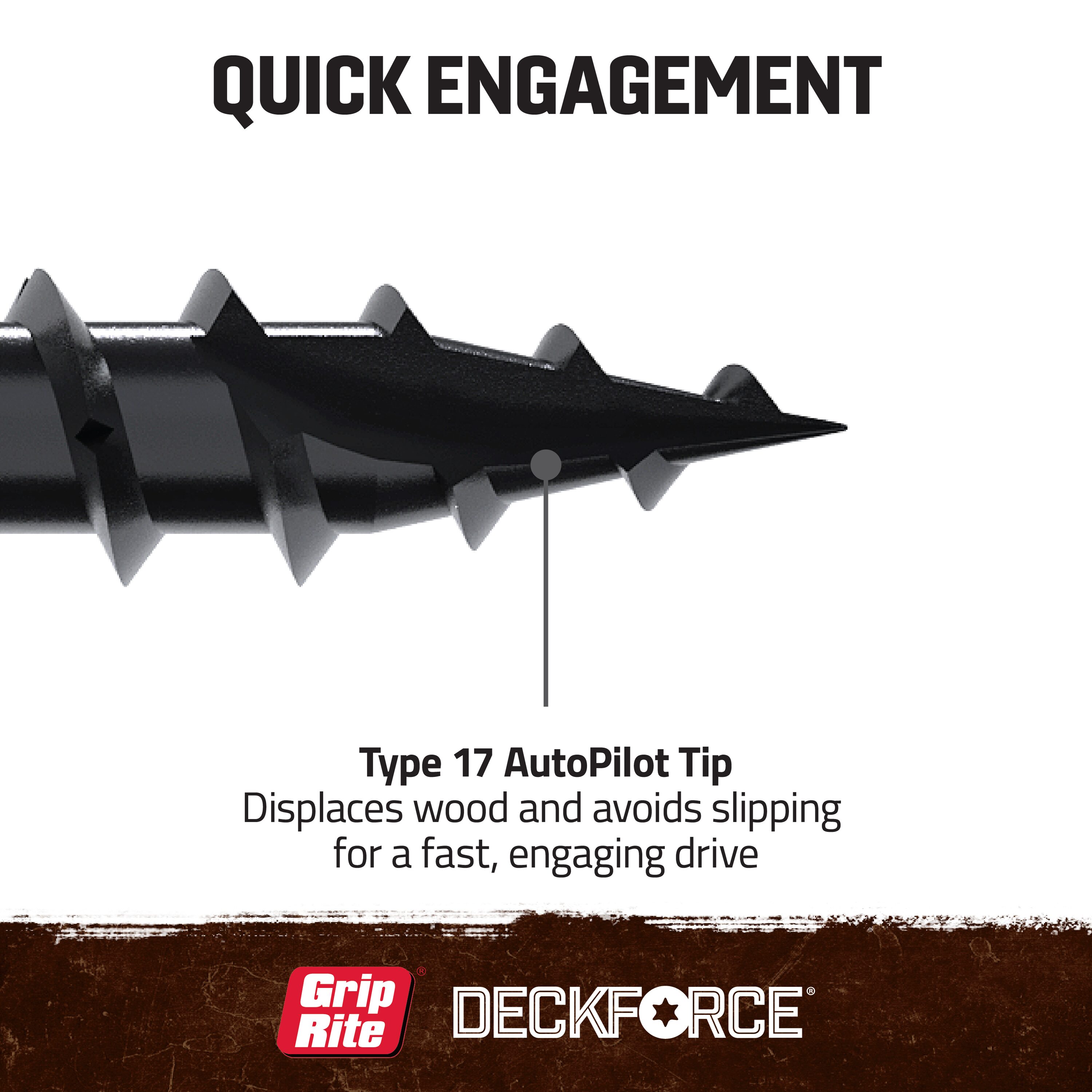DeckForce by Grip Rite GRDF212STBLK1 Deck-Screws - View #9