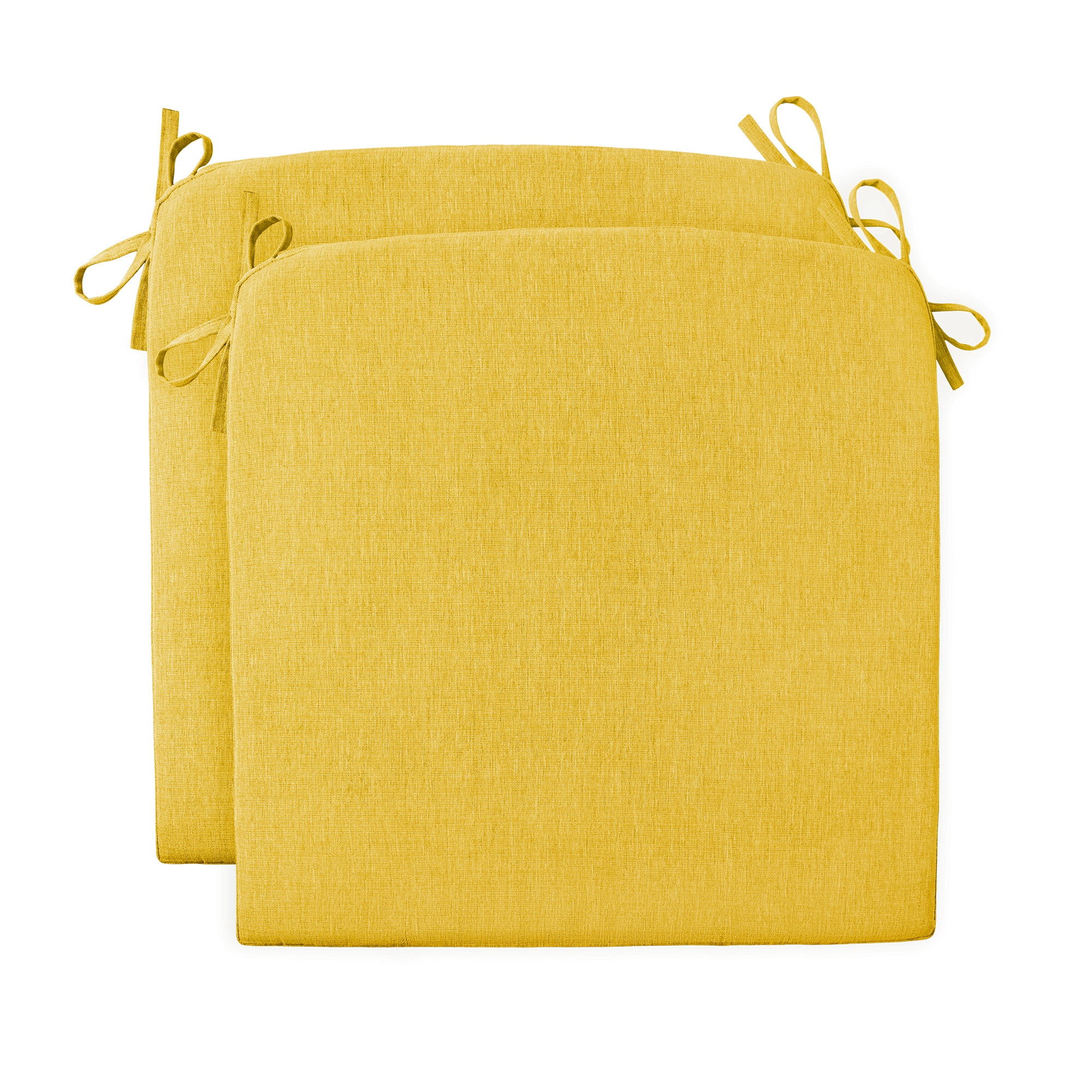 Haven Way 59-BT02DC 18-in x 18-in 2-Piece Buttercup Patio Chair Cushion