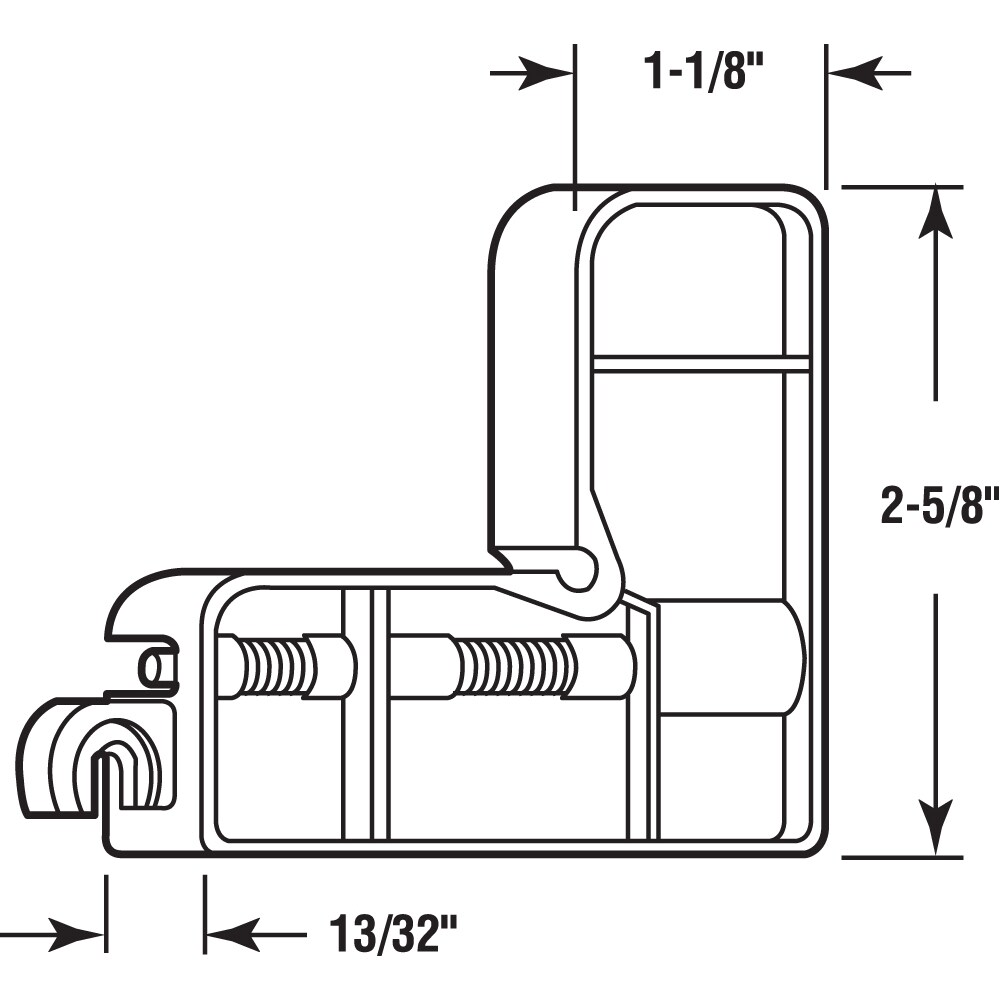 Prime-Line B 712 Screen-Storm-Door-Hinges - View #2