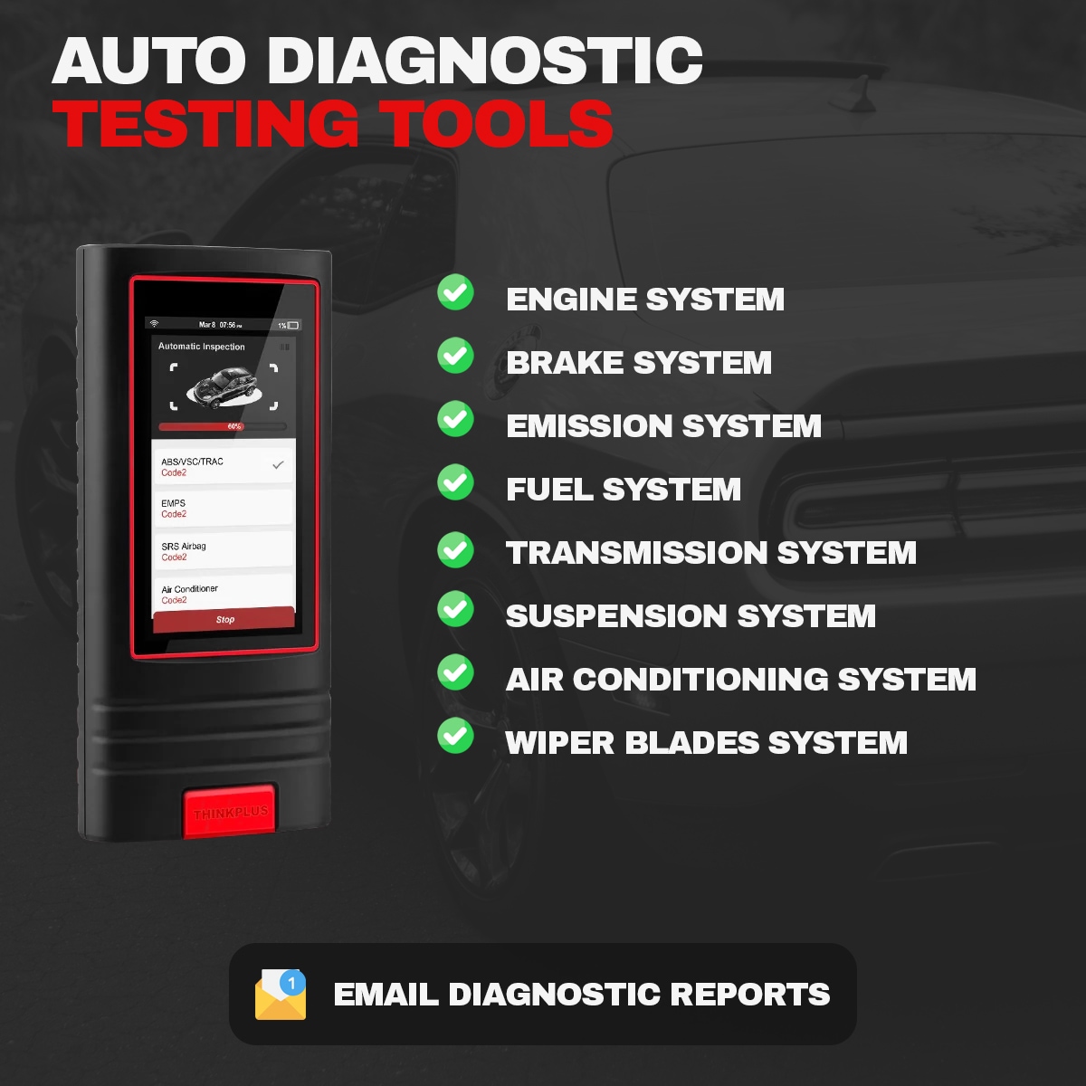Thinkcar Thinkscan Max Tools for Auto Full System Diagnostic