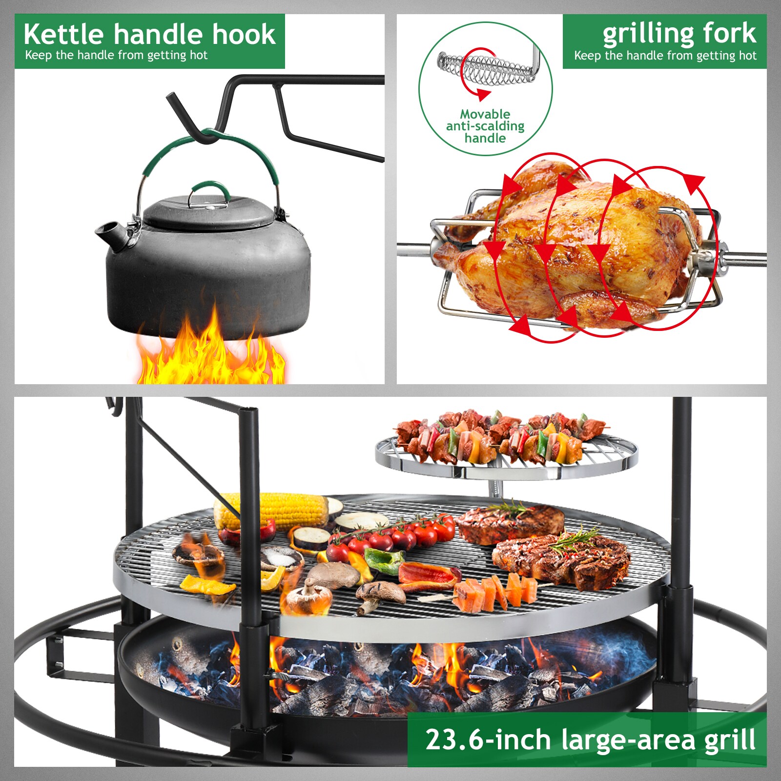 Outopee LO1G57000589 Charcoal-Grills - View #4