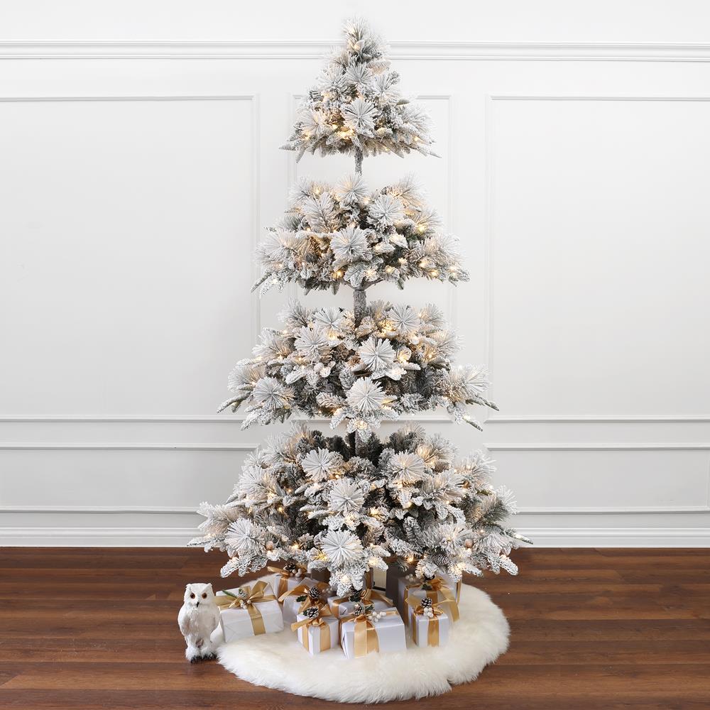 LuxenHome WHAP2055 Artificial-Christmas-Trees - View #5
