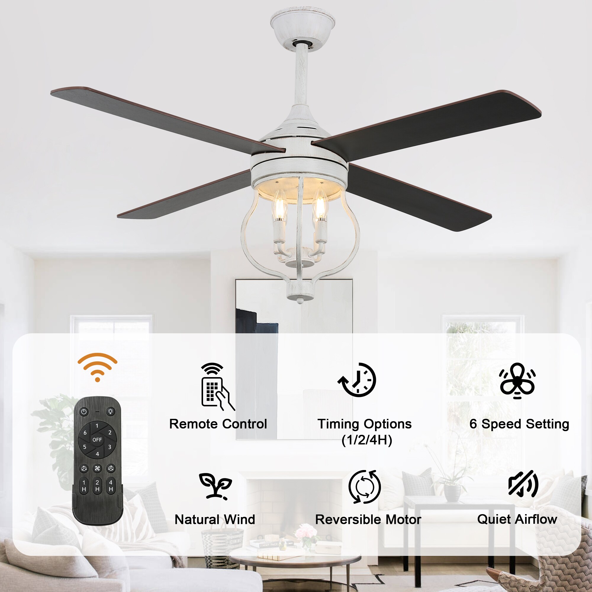 Bella Depot DCFSD5211-B Ceiling-Fans - View #4