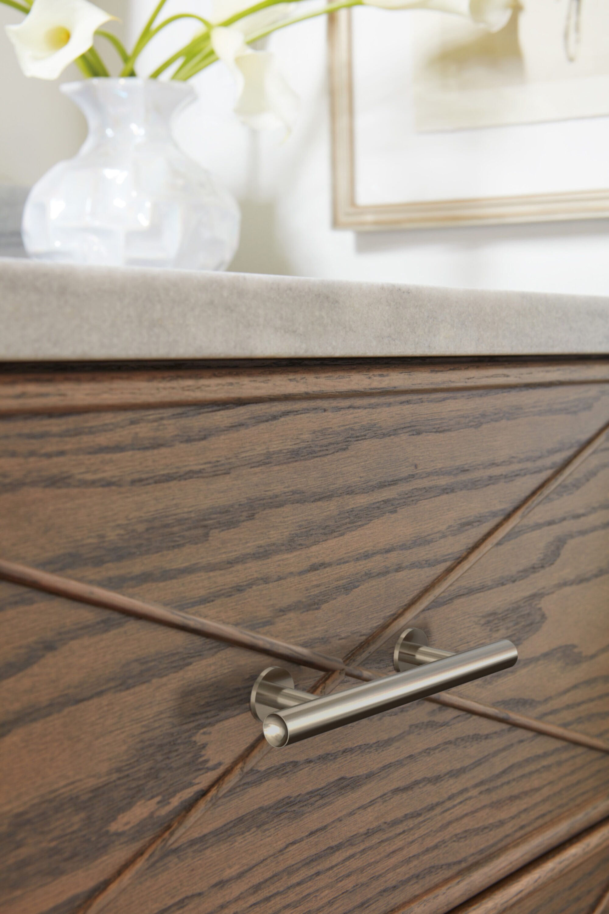 3" Brushed Satin Nickel Modern Cabinet Bar Pull