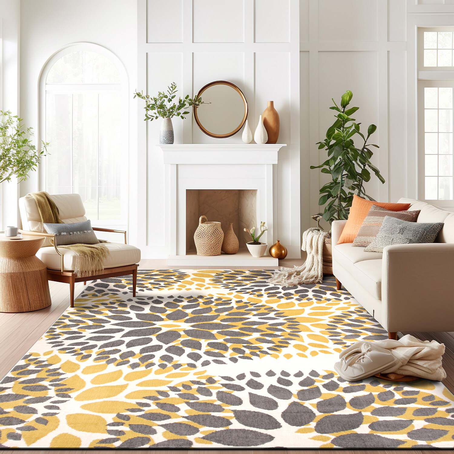World Rug Gallery 9099YELLOW10X14 rugs - View #7